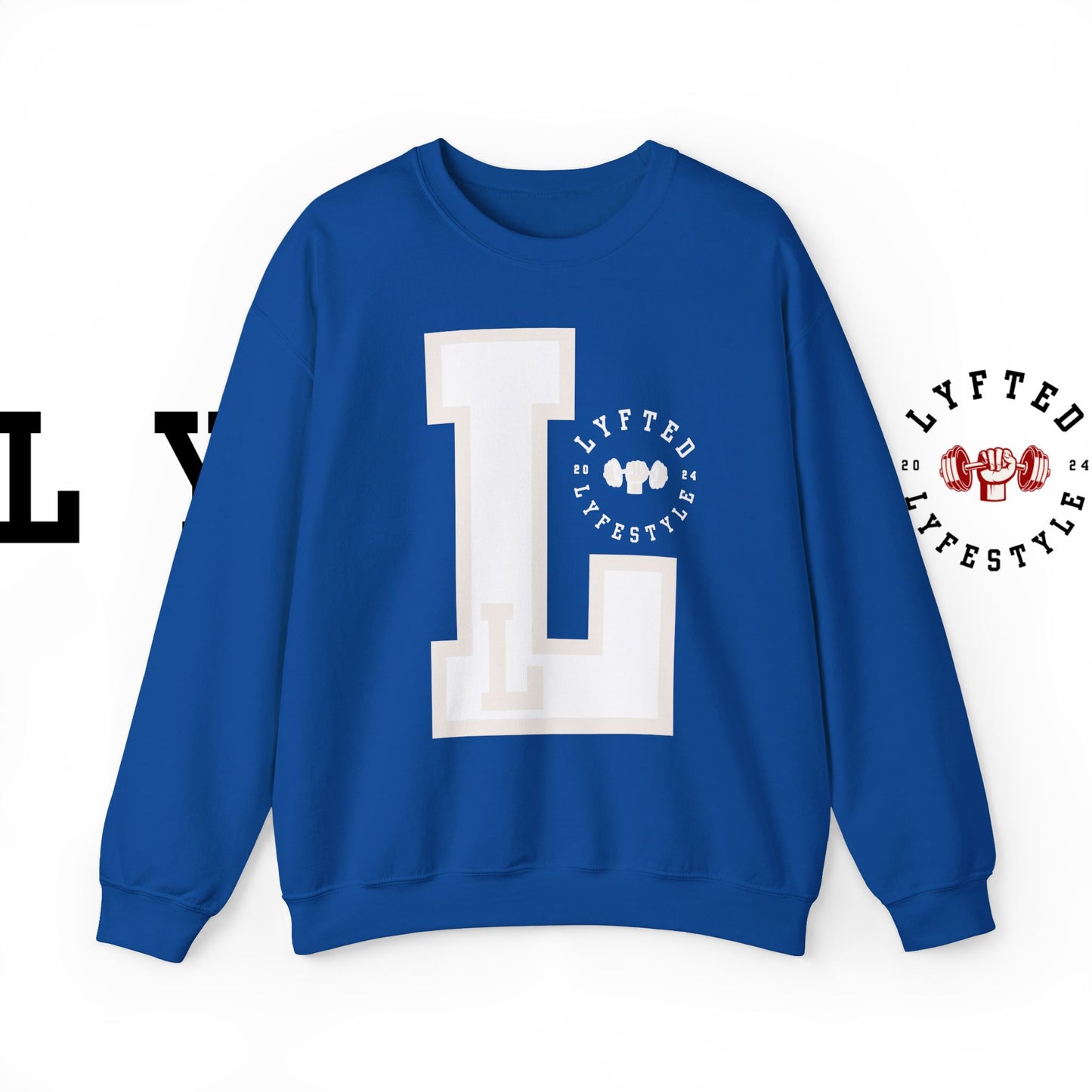WhiteOut Letterman Logo Sweatshirt