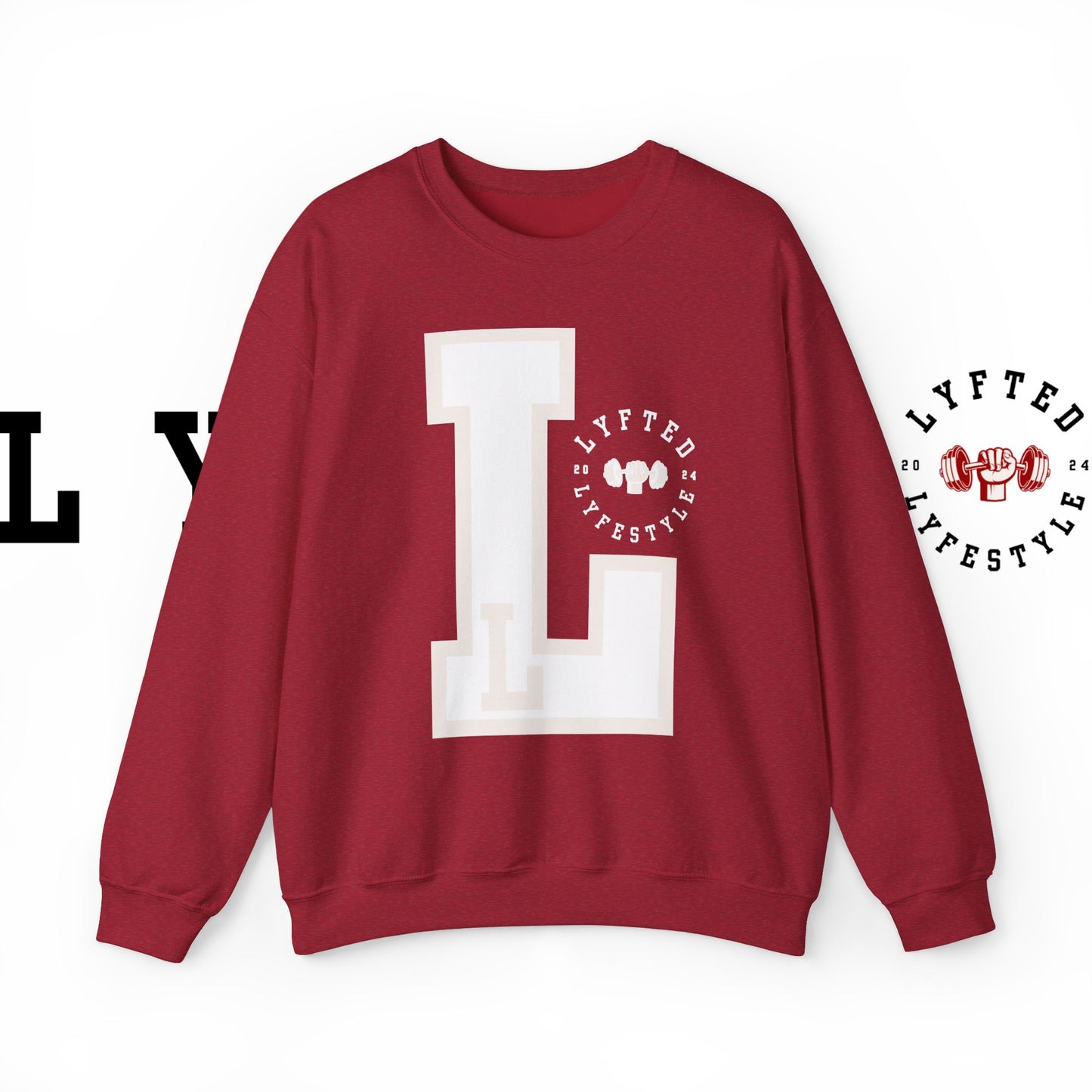 WhiteOut Letterman Logo Sweatshirt