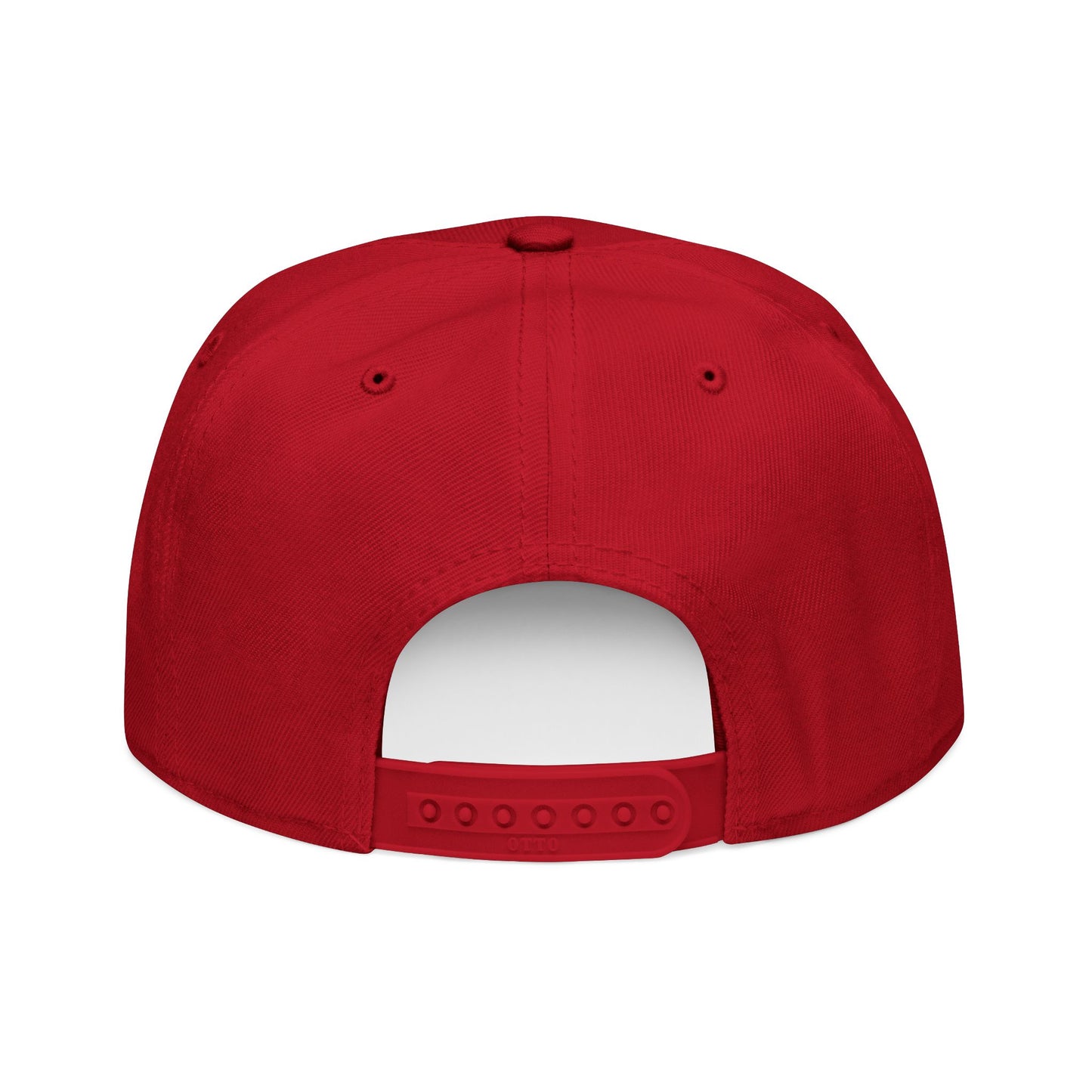 Snapback Hat - Red Letterman Style LYFTED LYFESTYLE Embroidered Cap