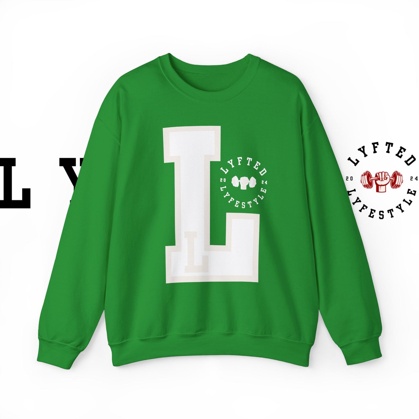WhiteOut Letterman Logo Sweatshirt