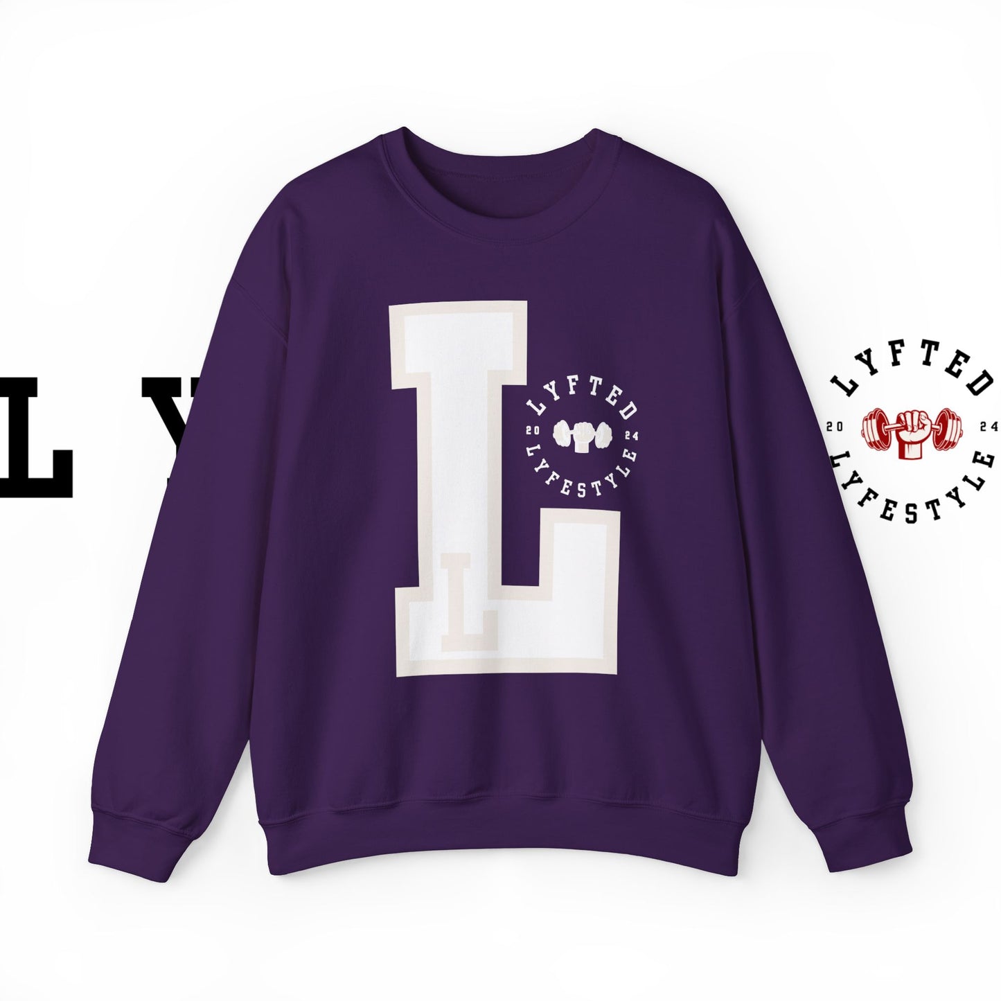 WhiteOut Letterman Logo Sweatshirt