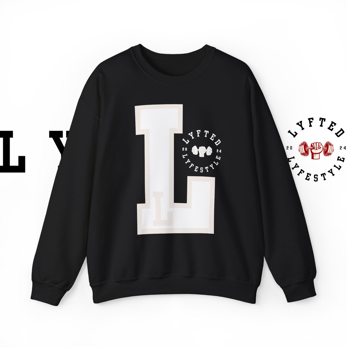 WhiteOut Letterman Logo Sweatshirt