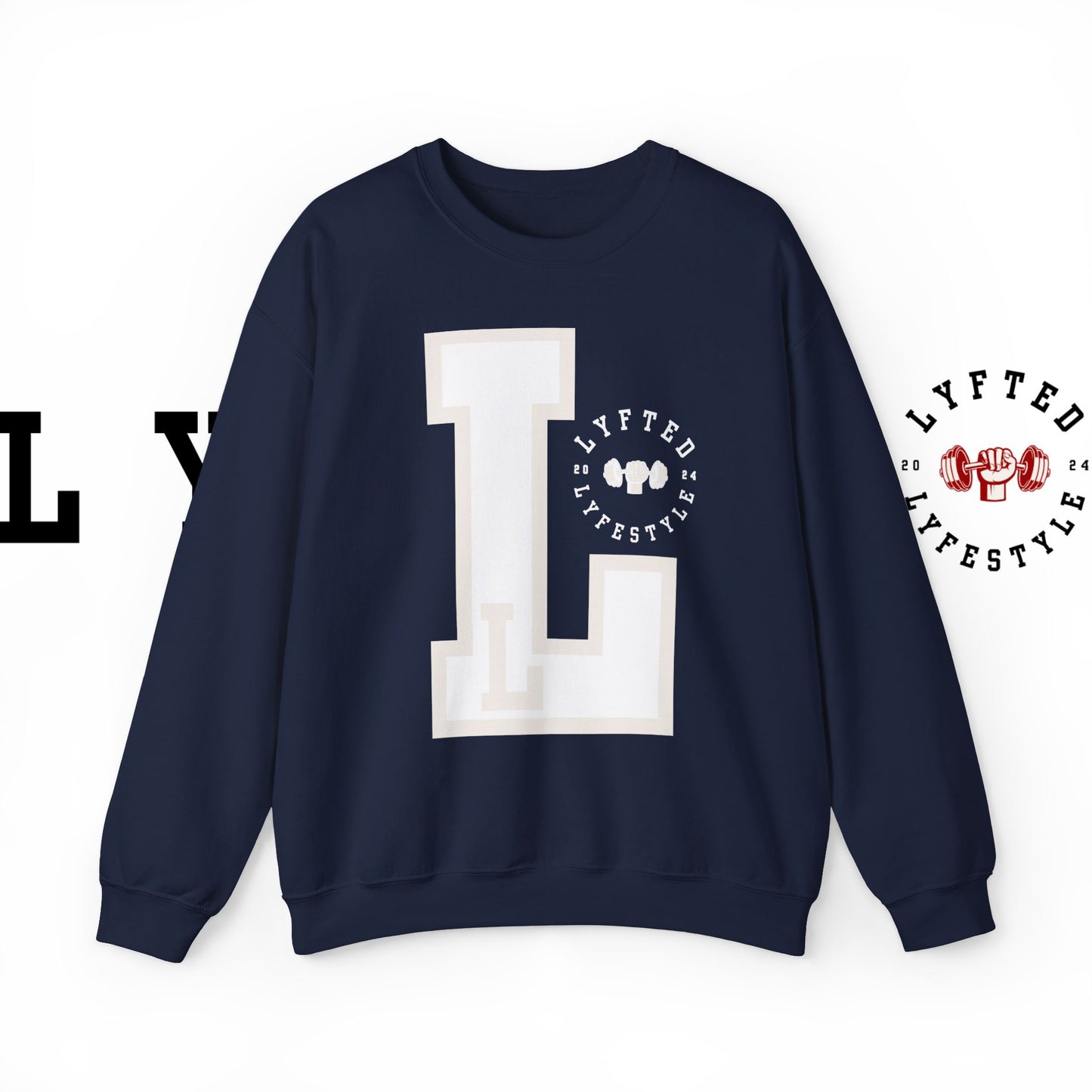 WhiteOut Letterman Logo Sweatshirt