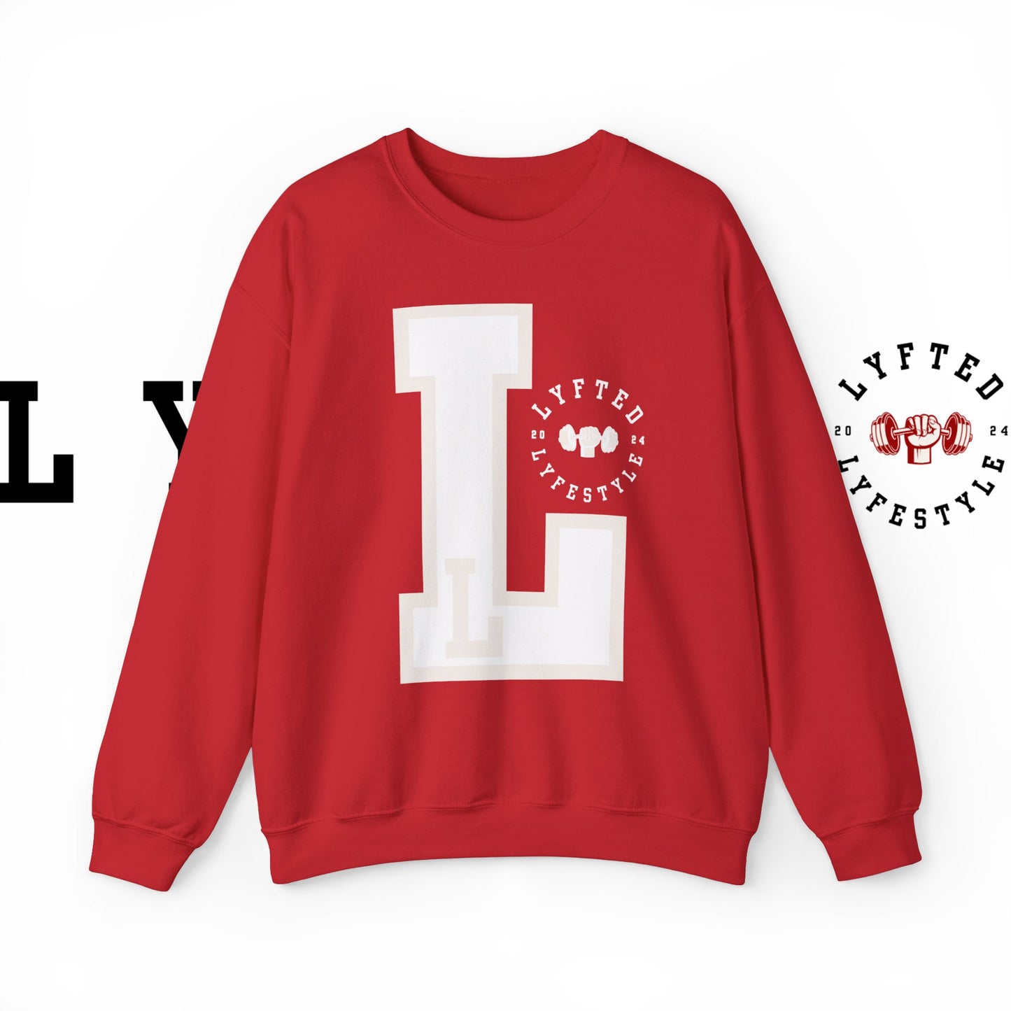 WhiteOut Letterman Logo Sweatshirt