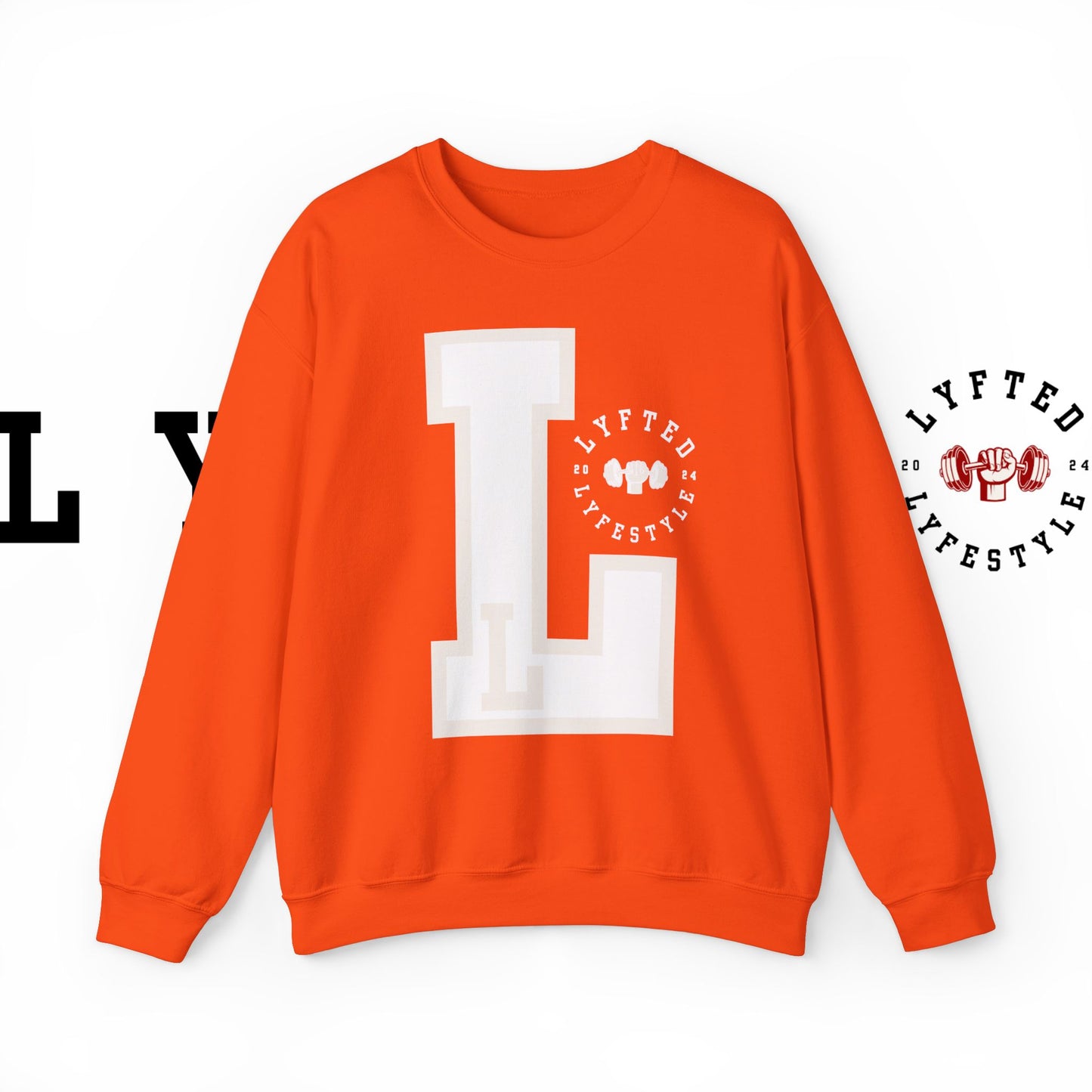 WhiteOut Letterman Logo Sweatshirt