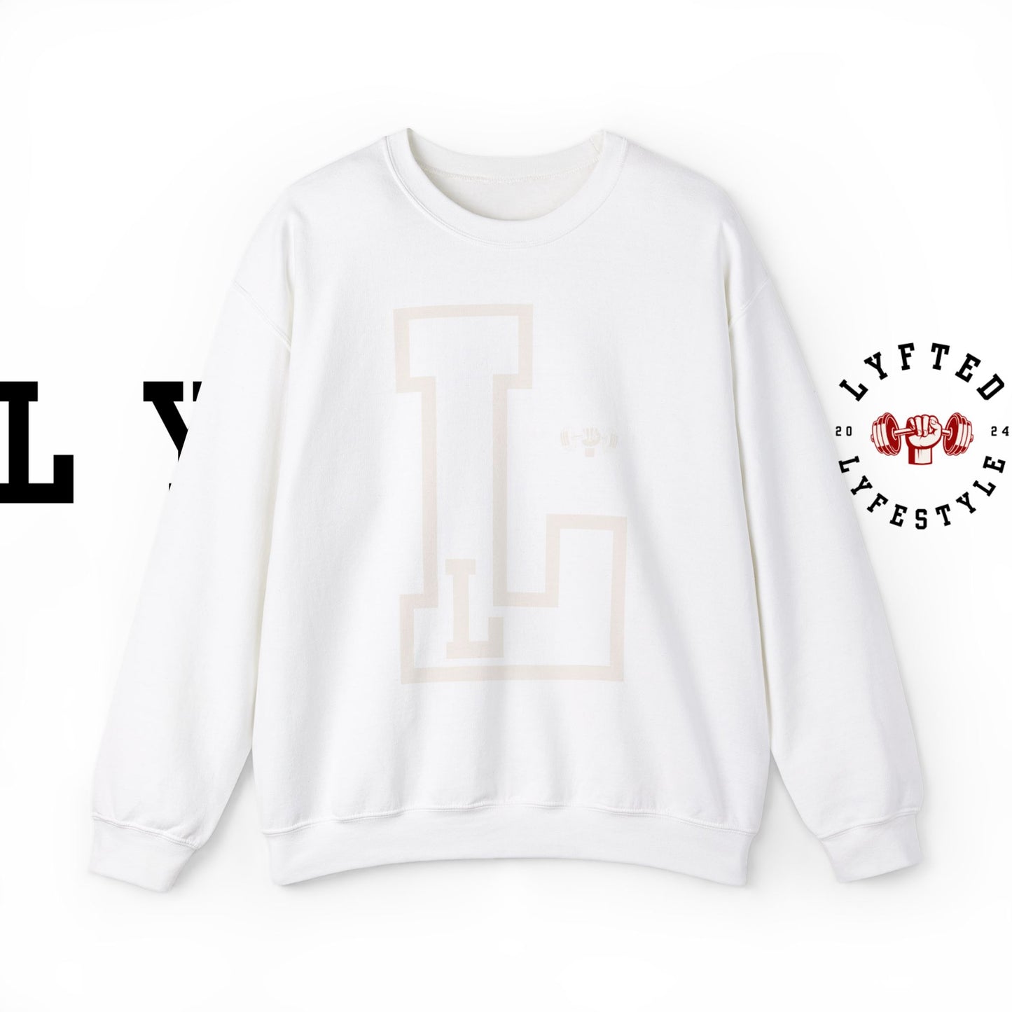 WhiteOut Letterman Logo Sweatshirt