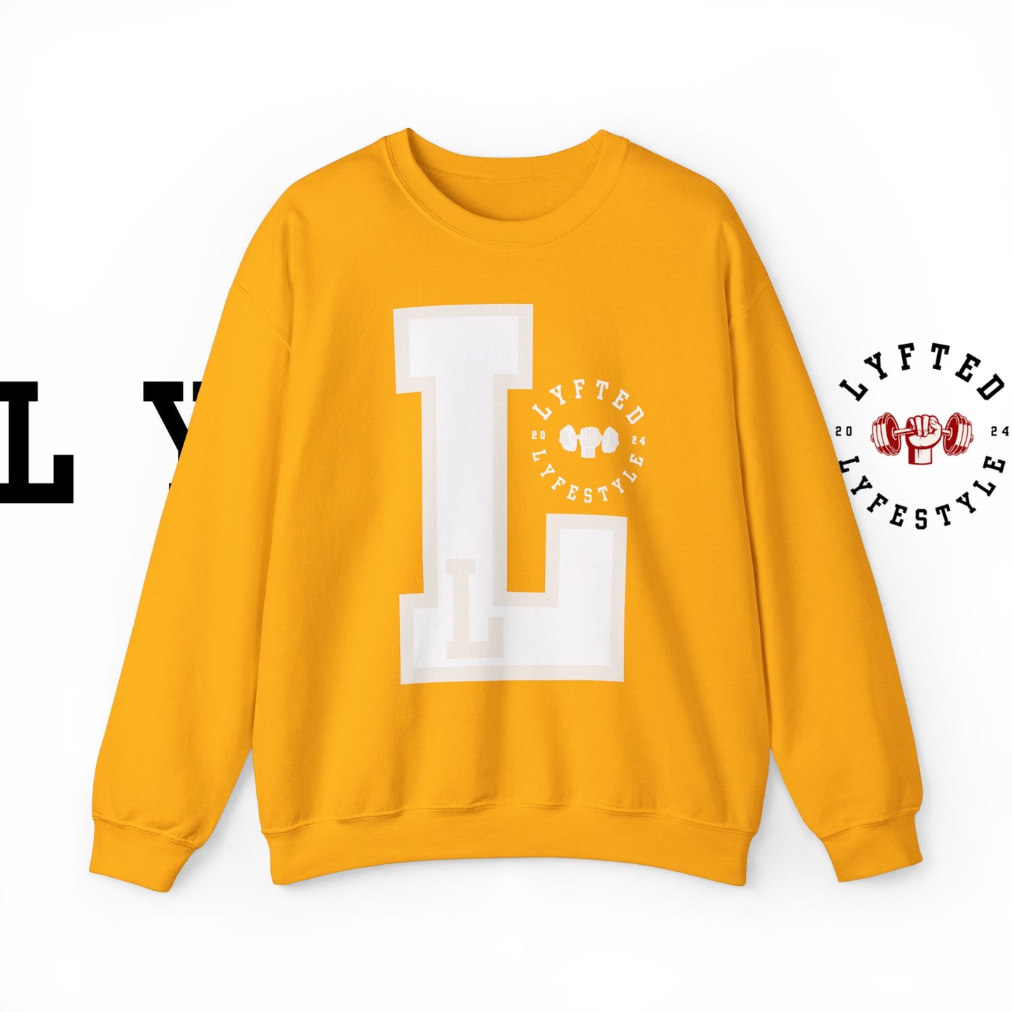 WhiteOut Letterman Logo Sweatshirt
