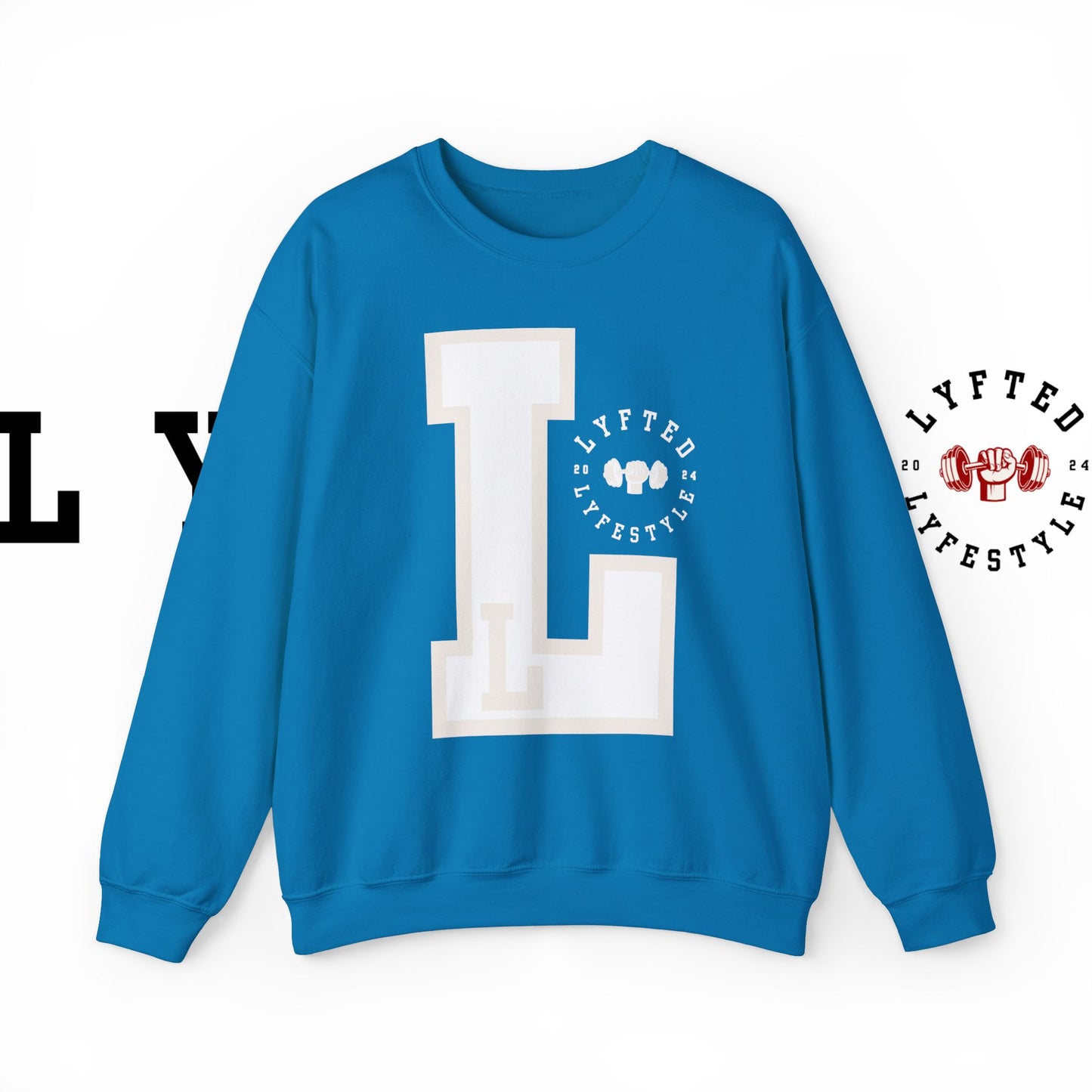 WhiteOut Letterman Logo Sweatshirt