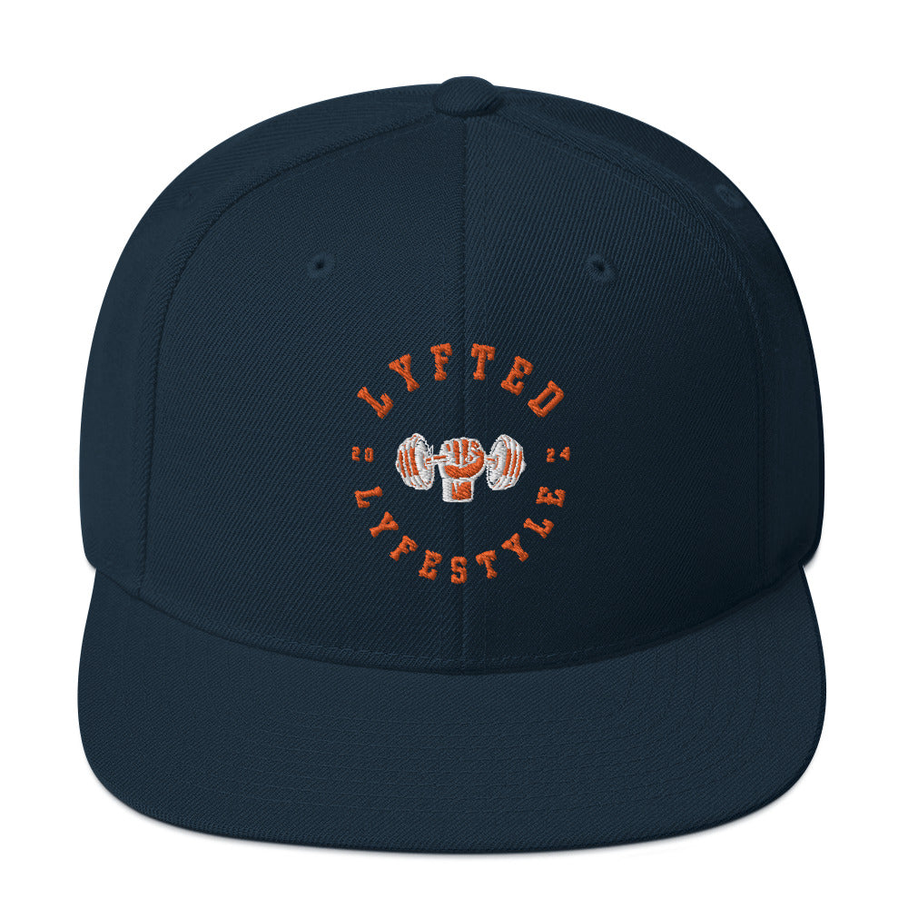 LYFTED LYFESTYLE LOGO ORANGE Snapback Hat