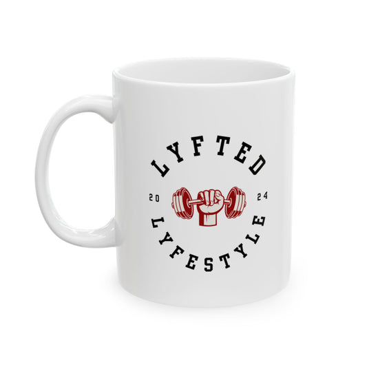 LYFTED LYFESTYLE LOGO Copy of Ceramic Mug, (11oz, 15oz)