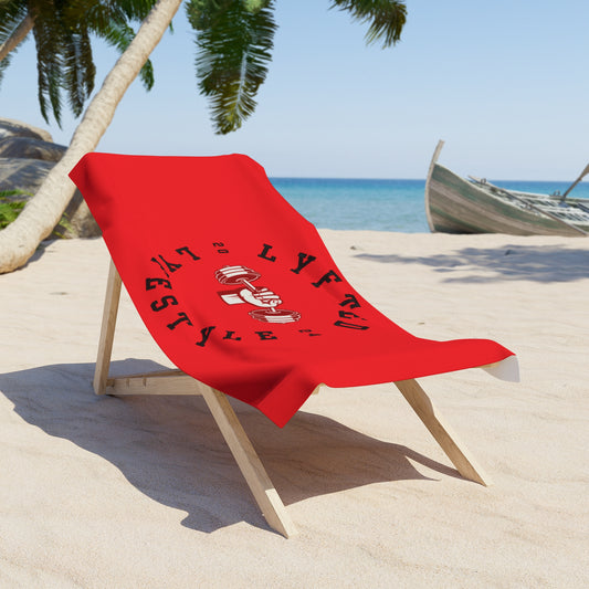 LYFTED LYFESTYLE LOGO Beach Towel