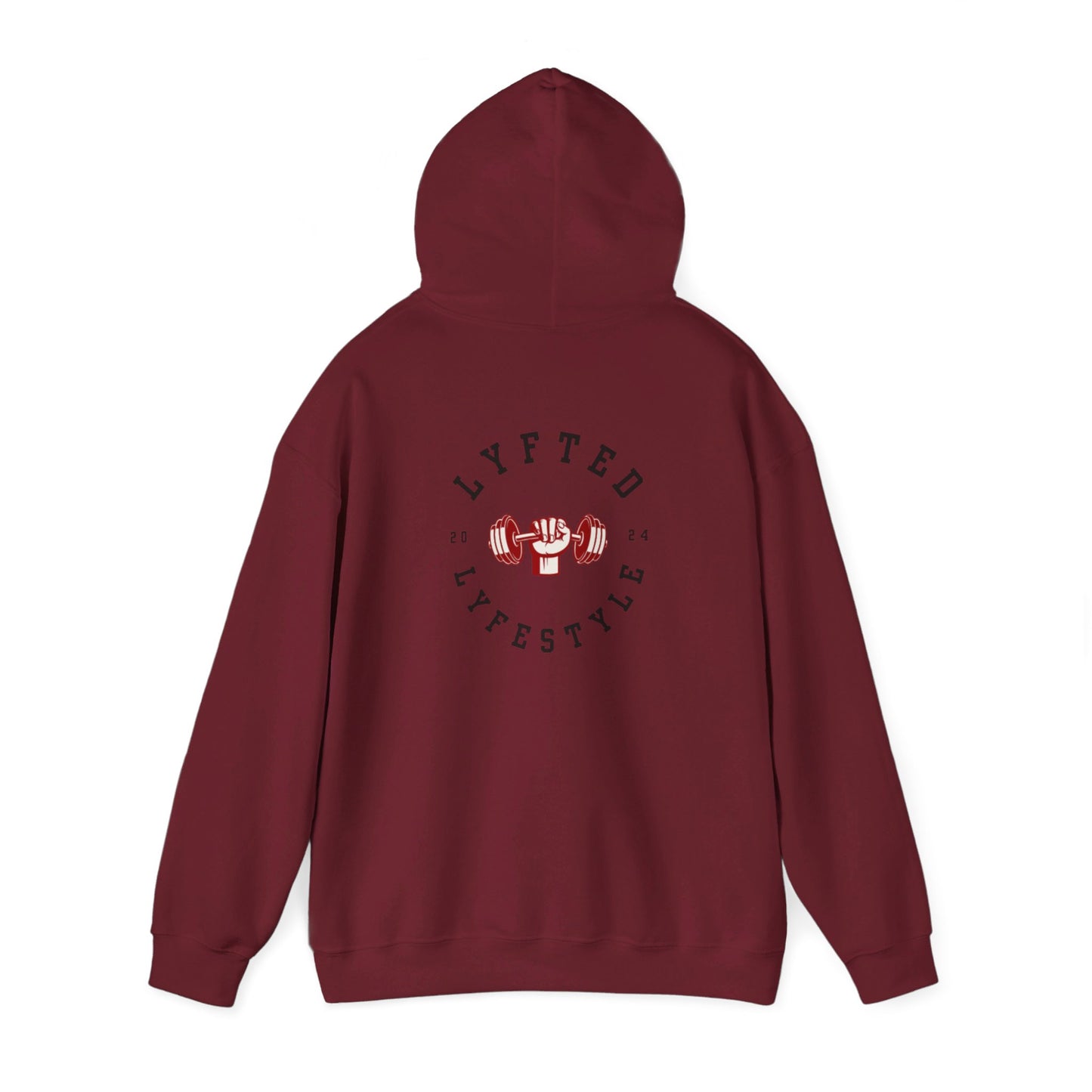 LYFTED LYFESTYLE front and back Unisex Heavy Blend™ Hooded Sweatshirt