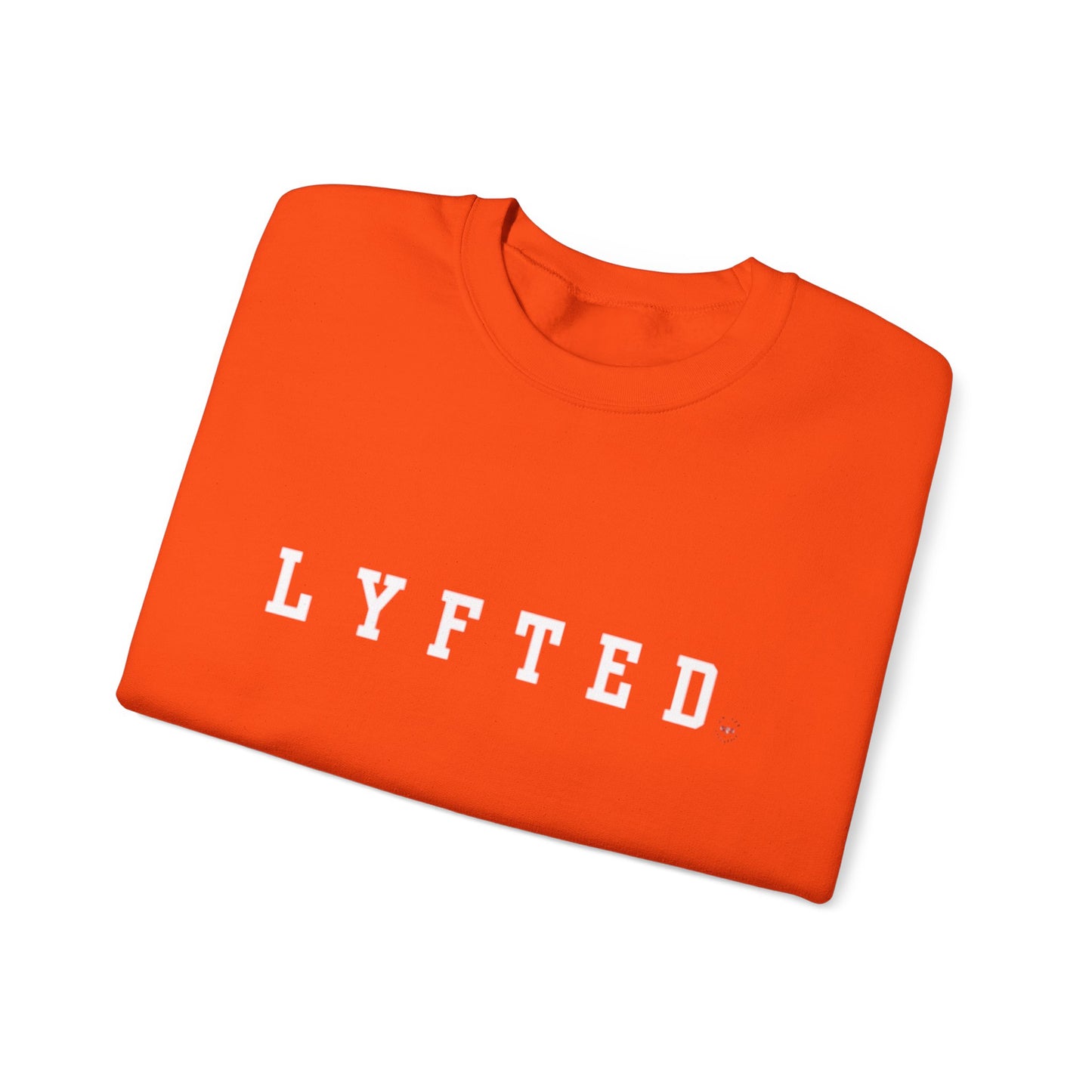 LYFTED LOGO WHITE Unisex Heavy Blend™ Crewneck Sweatshirt