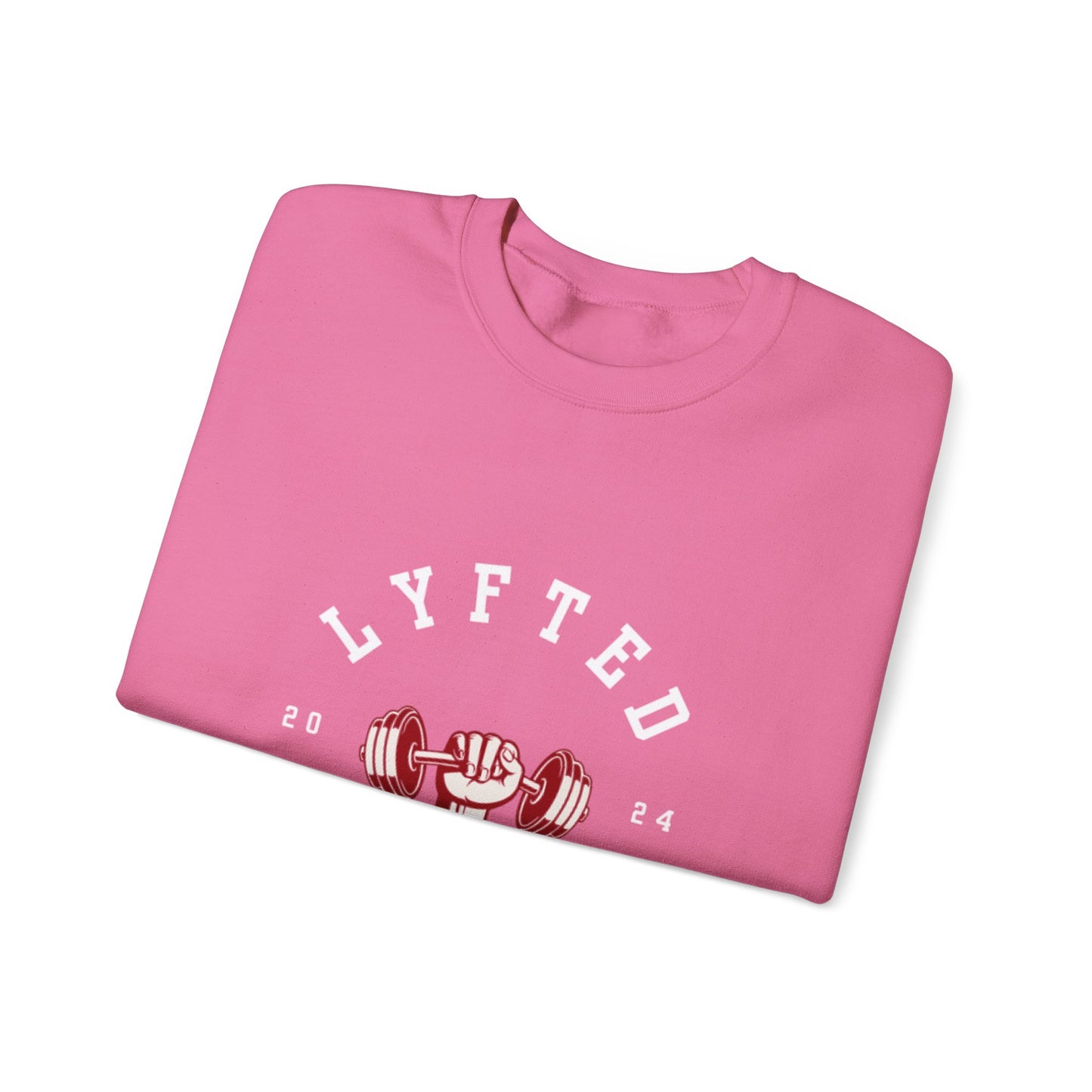 LYFTED LYFESTYLE LOGO WHITE Unisex Heavy Blend™ Crewneck Sweatshirt