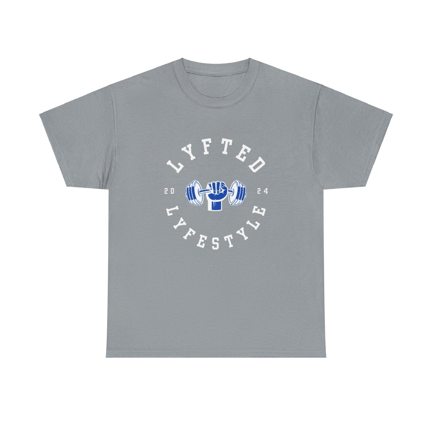 LYFTED LYFESTYLE LOGO BLUE Unisex Heavy Cotton Tee