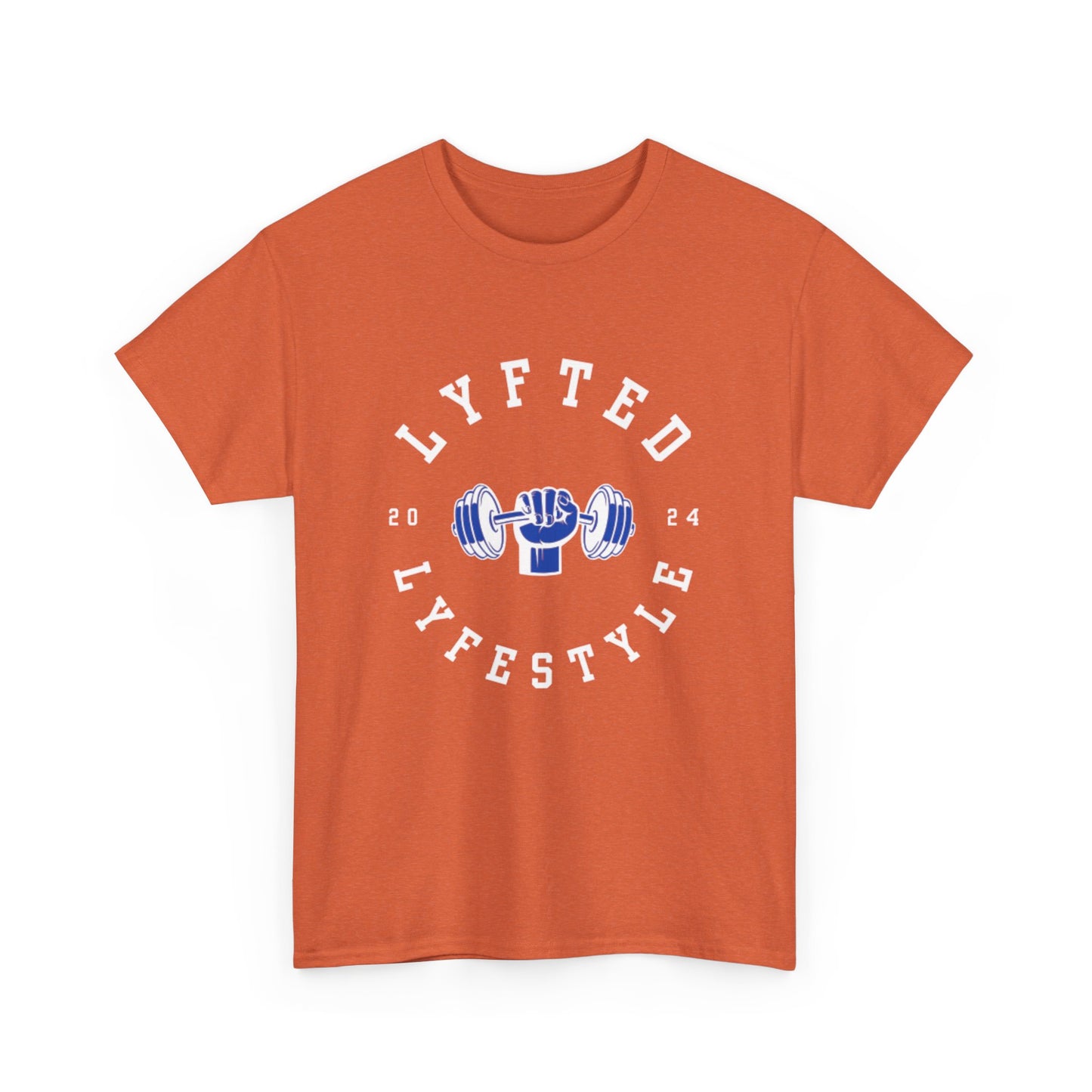 LYFTED LYFESTYLE LOGO BLUE Unisex Heavy Cotton Tee