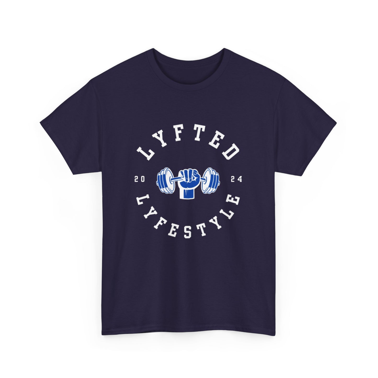 LYFTED LYFESTYLE LOGO BLUE Unisex Heavy Cotton Tee