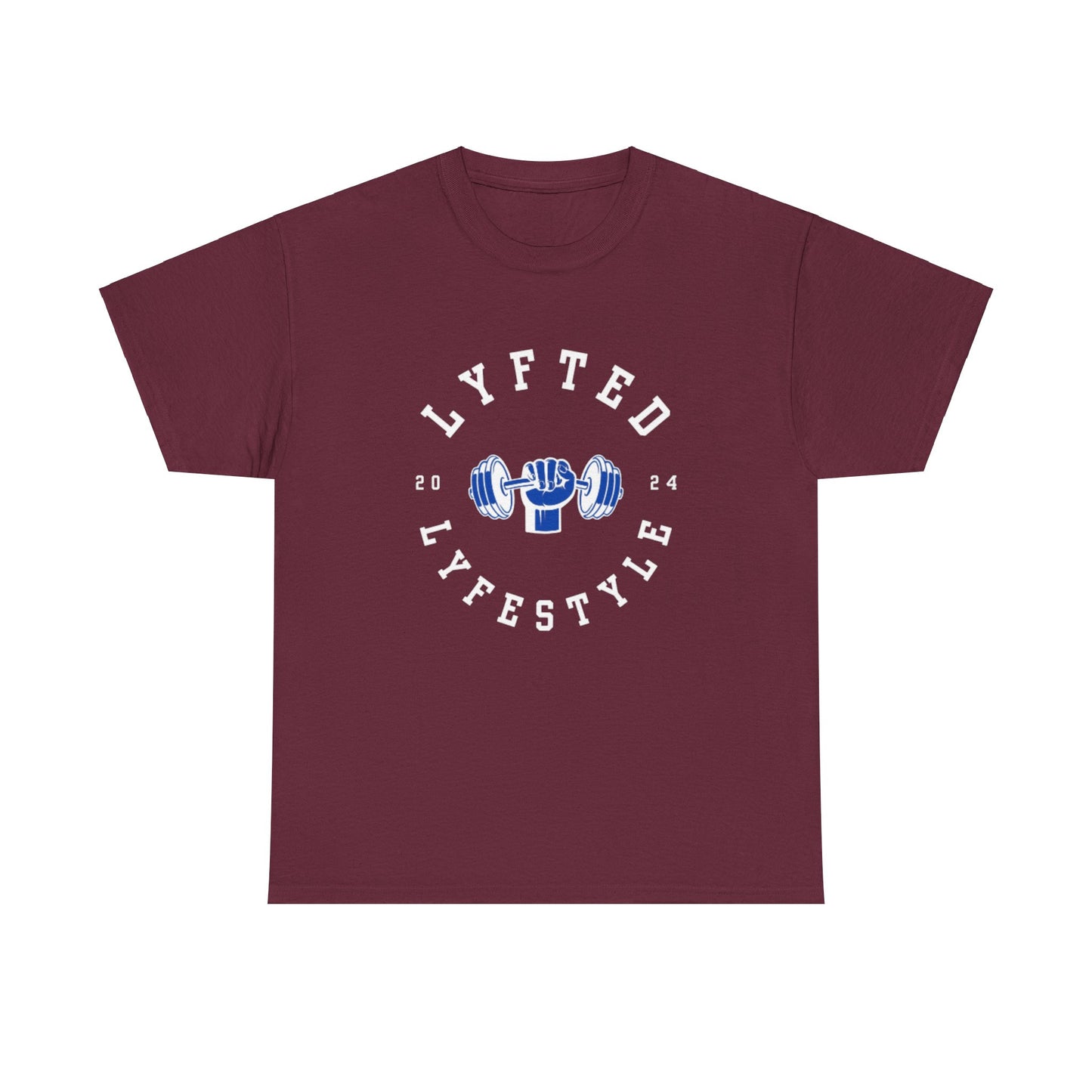 LYFTED LYFESTYLE LOGO BLUE Unisex Heavy Cotton Tee