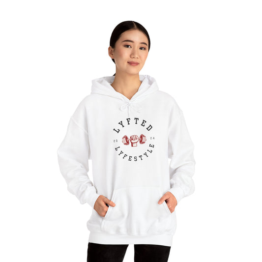 LYFTED LYFESTYLE LOGO BLACK LETTERING Unisex Heavy Blend™ Hooded Sweatshirt