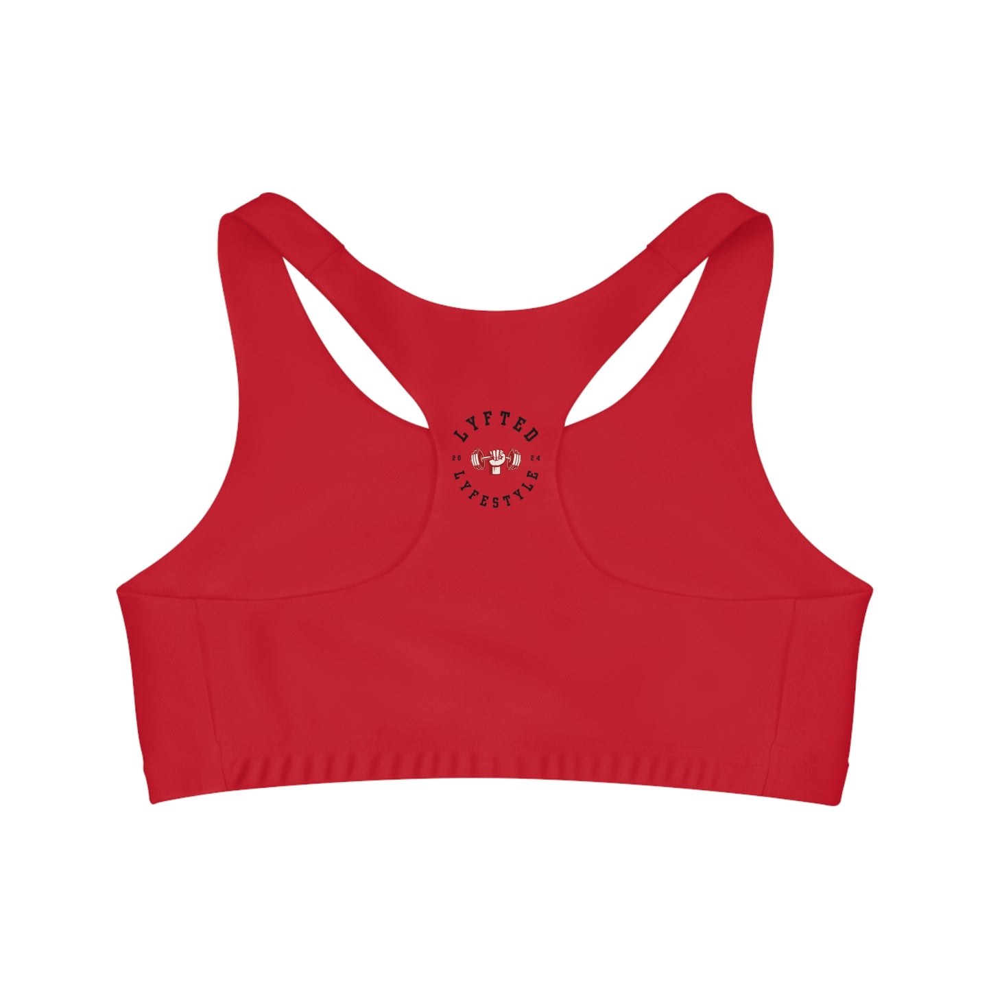 LYFTED LYFESTYLE LOGO Seamless Sports Bra (AOP)