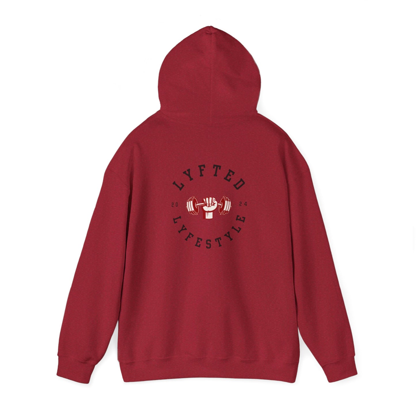 LYFTED LYFESTYLE front and back Unisex Heavy Blend™ Hooded Sweatshirt