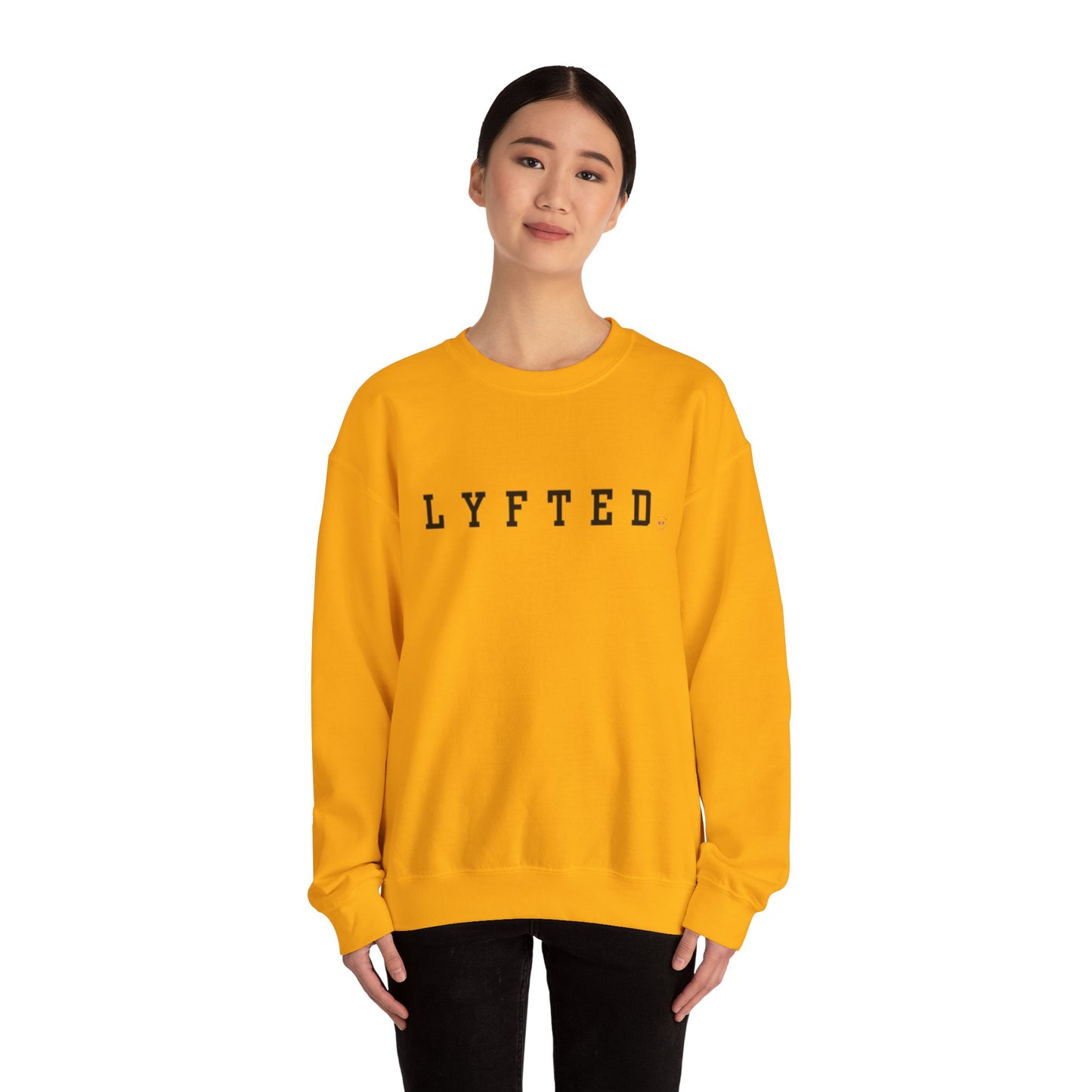 LYFTED LOGO BLACK Unisex Heavy Blend™ Crewneck Sweatshirt