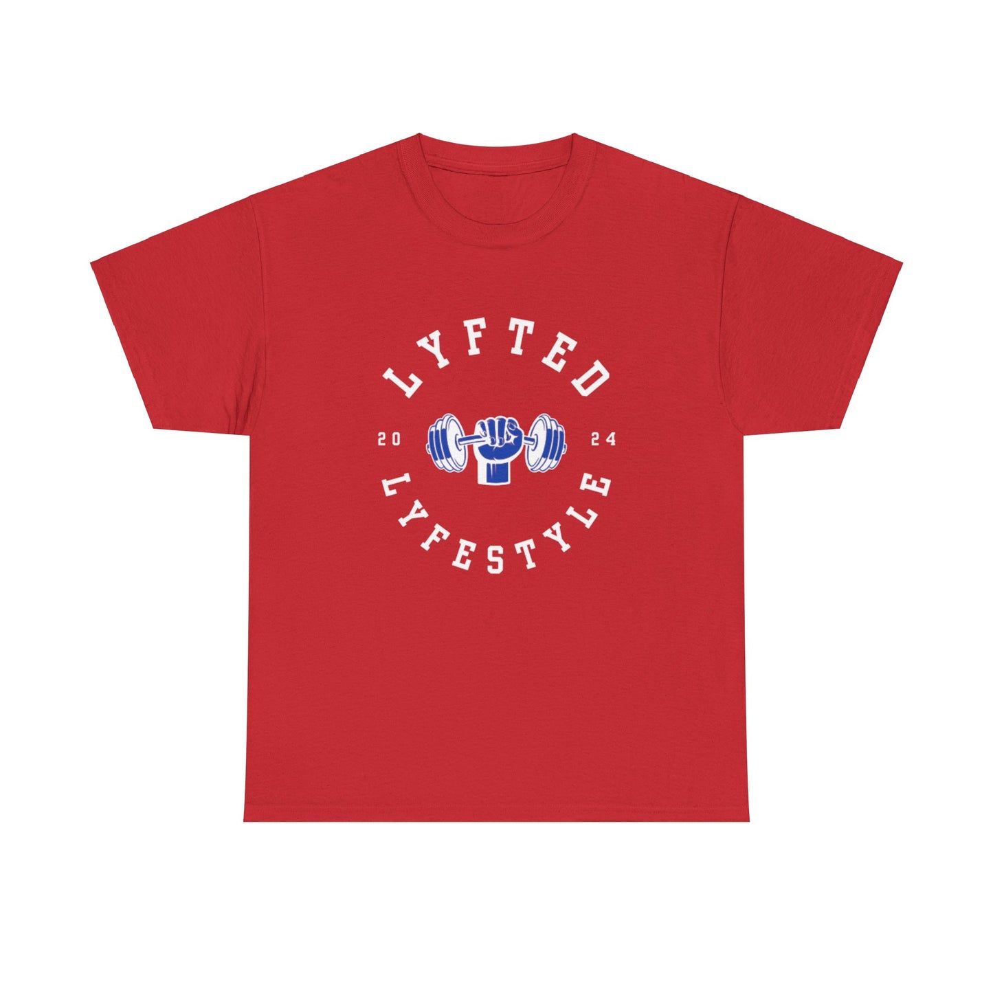 LYFTED LYFESTYLE LOGO BLUE Unisex Heavy Cotton Tee