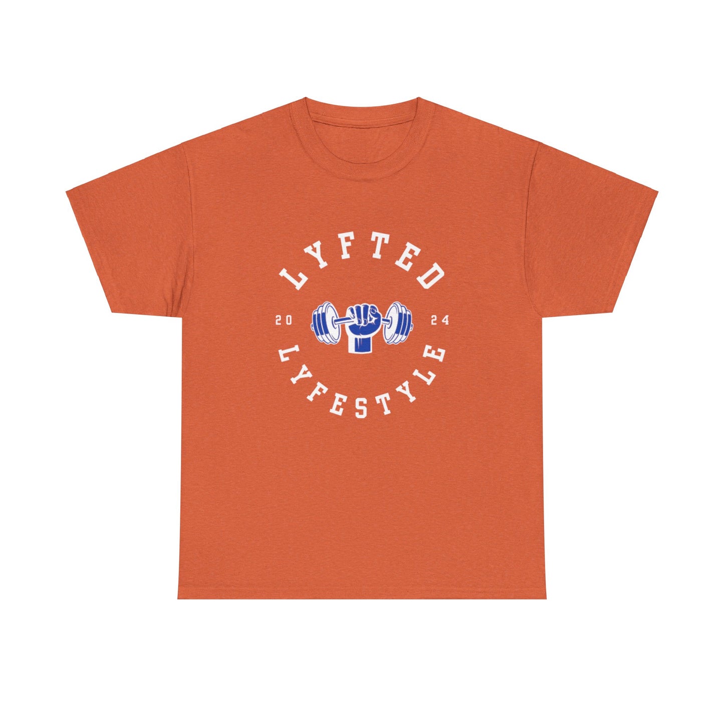 LYFTED LYFESTYLE LOGO BLUE Unisex Heavy Cotton Tee