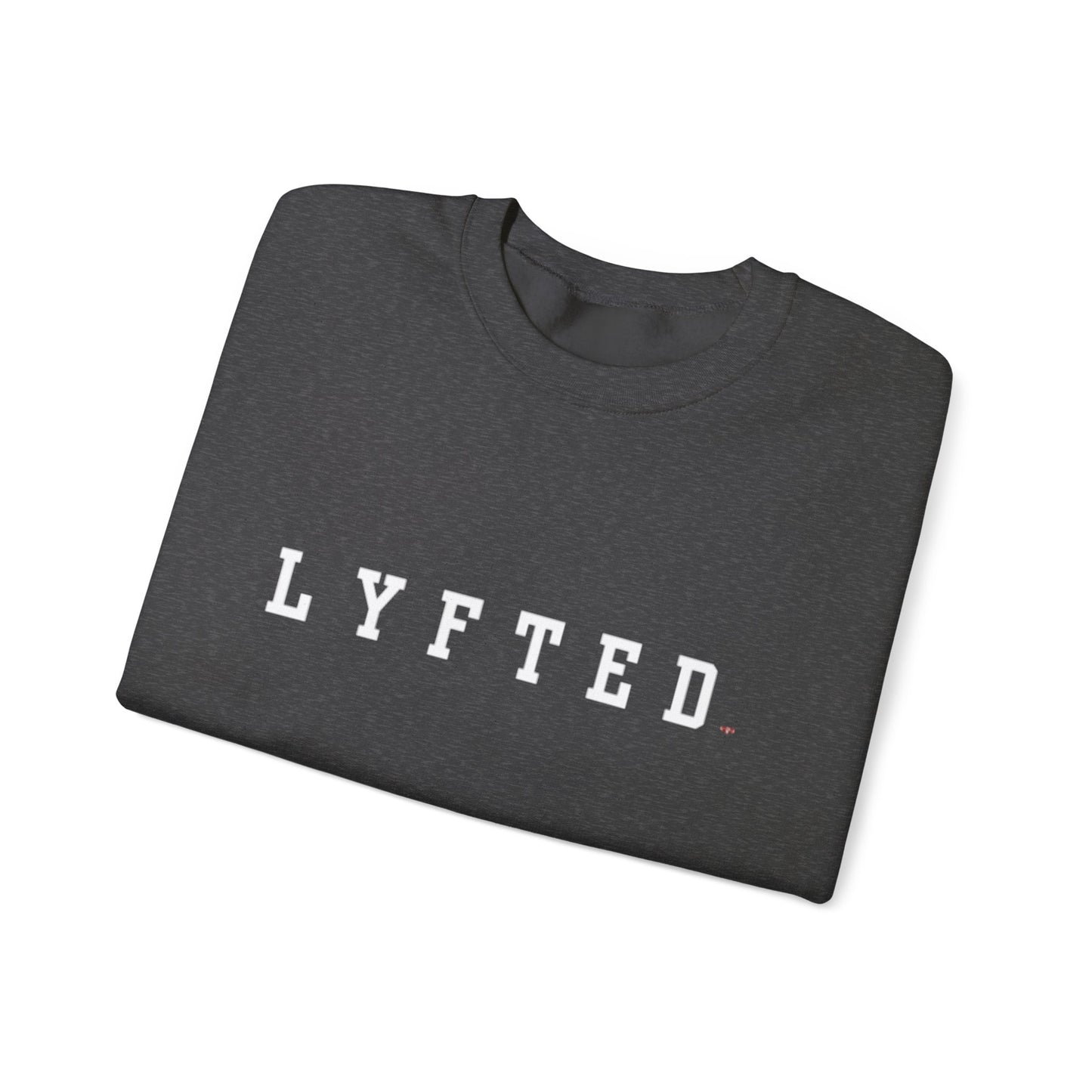 LYFTED LOGO WHITE Unisex Heavy Blend™ Crewneck Sweatshirt