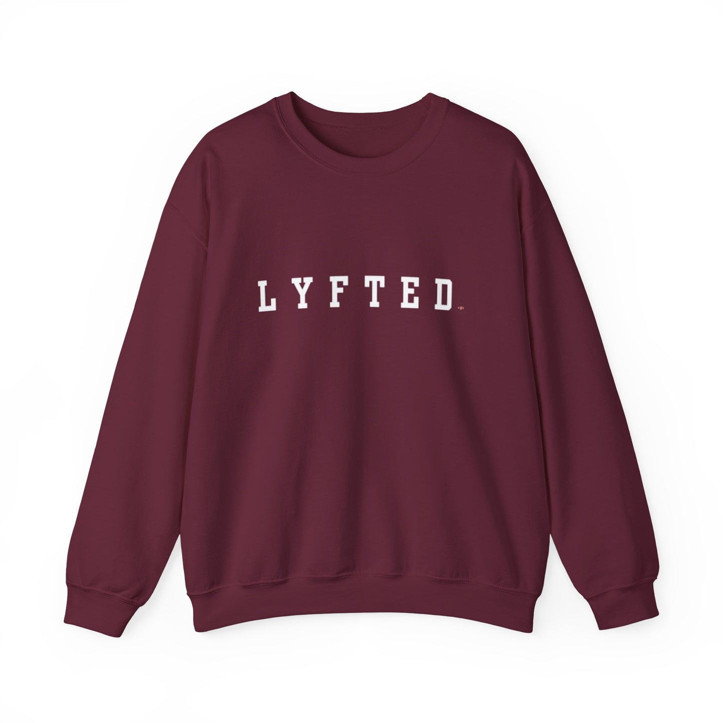 LYFTED LOGO WHITE Unisex Heavy Blend™ Crewneck Sweatshirt