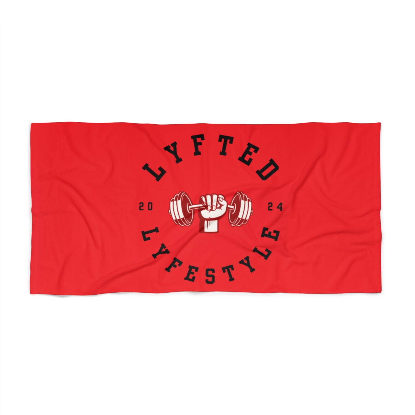 LYFTED LYFESTYLE LOGO Beach Towel