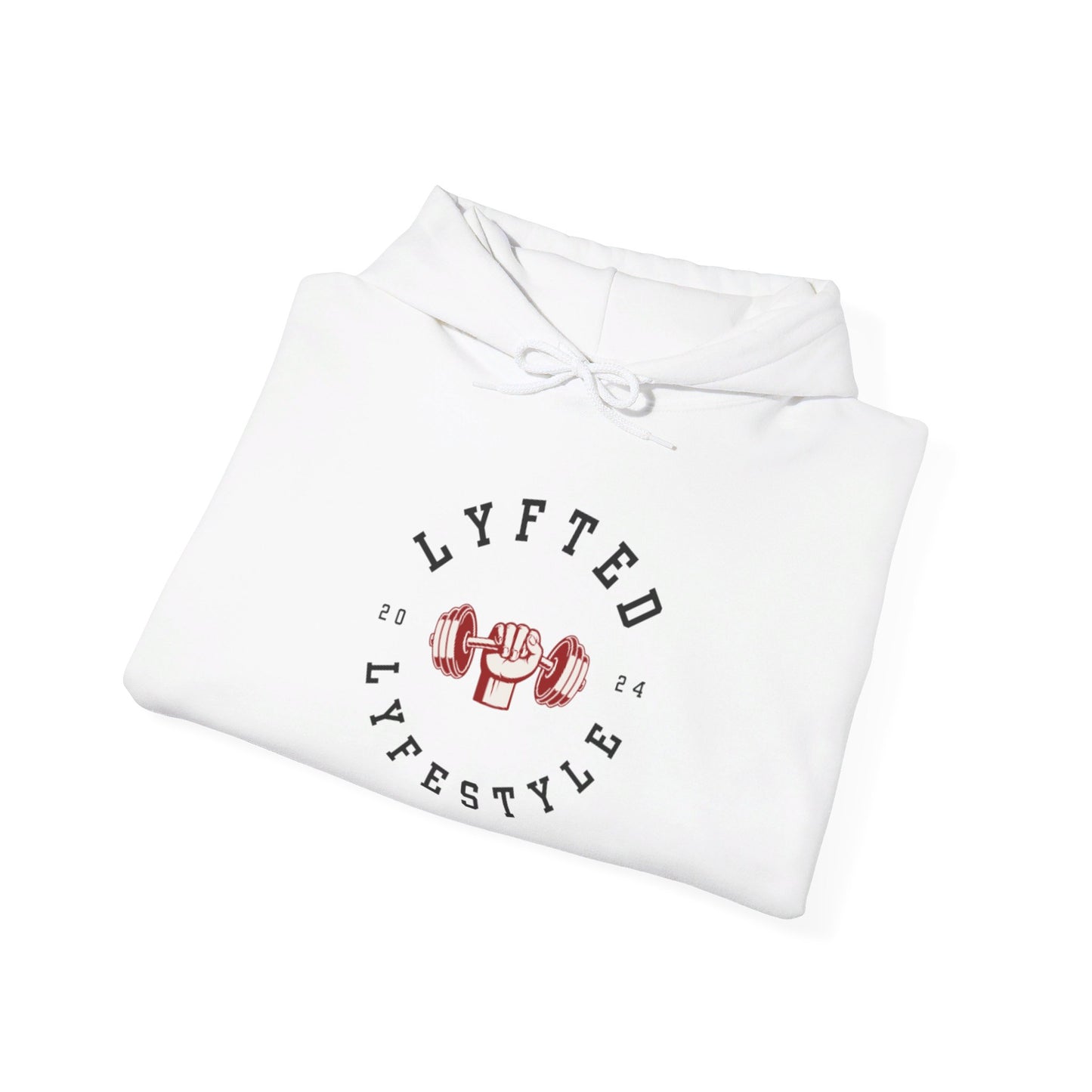 LYFTED LYFESTYLE LOGO BLACK LETTERING Unisex Heavy Blend™ Hooded Sweatshirt