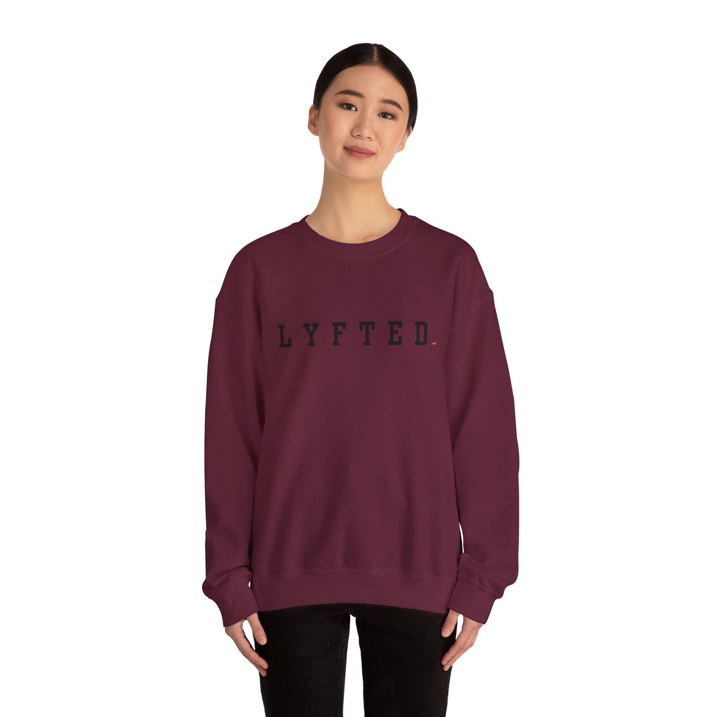 LYFTED LOGO BLACK Unisex Heavy Blend™ Crewneck Sweatshirt