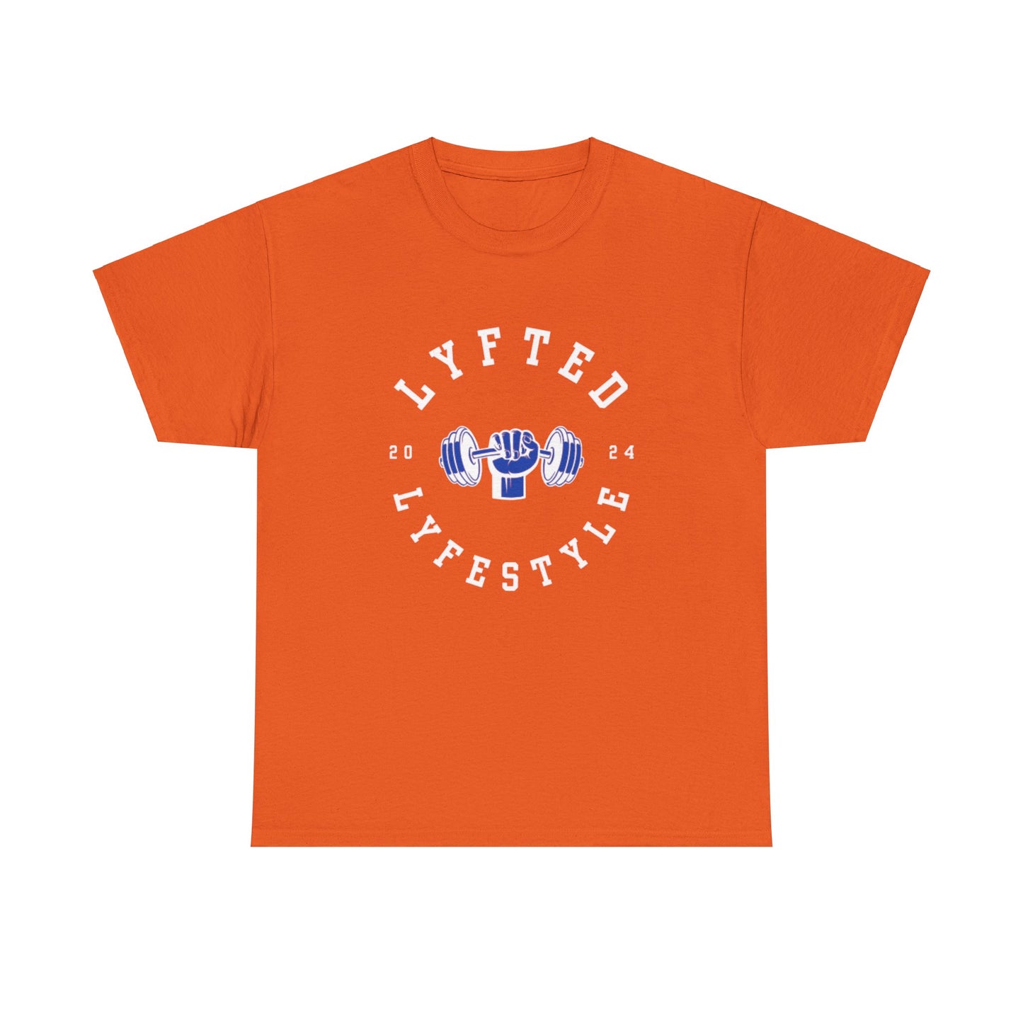 LYFTED LYFESTYLE LOGO BLUE Unisex Heavy Cotton Tee