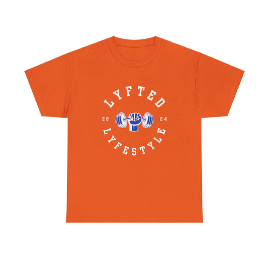 LYFTED LYFESTYLE LOGO BLUE Unisex Heavy Cotton Tee