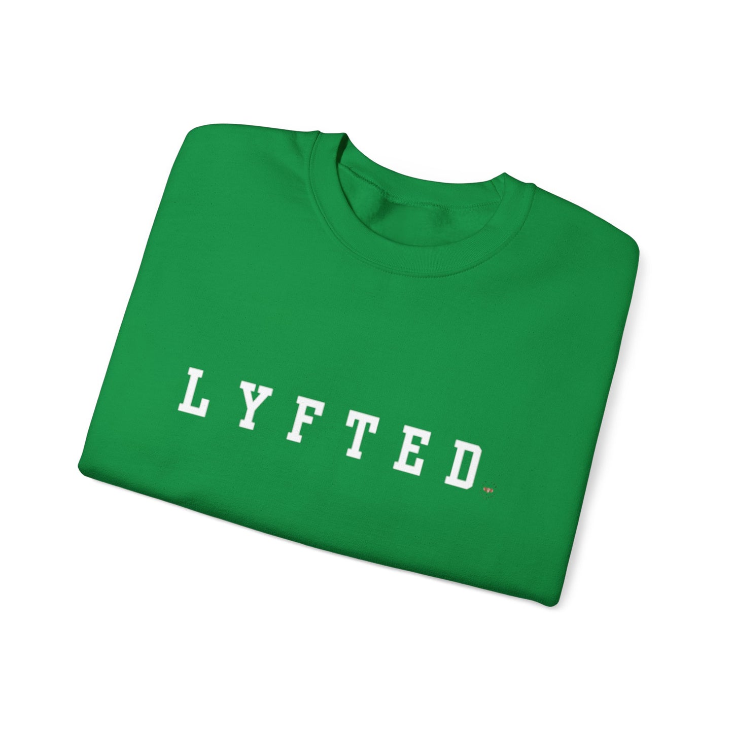 LYFTED LOGO WHITE Unisex Heavy Blend™ Crewneck Sweatshirt