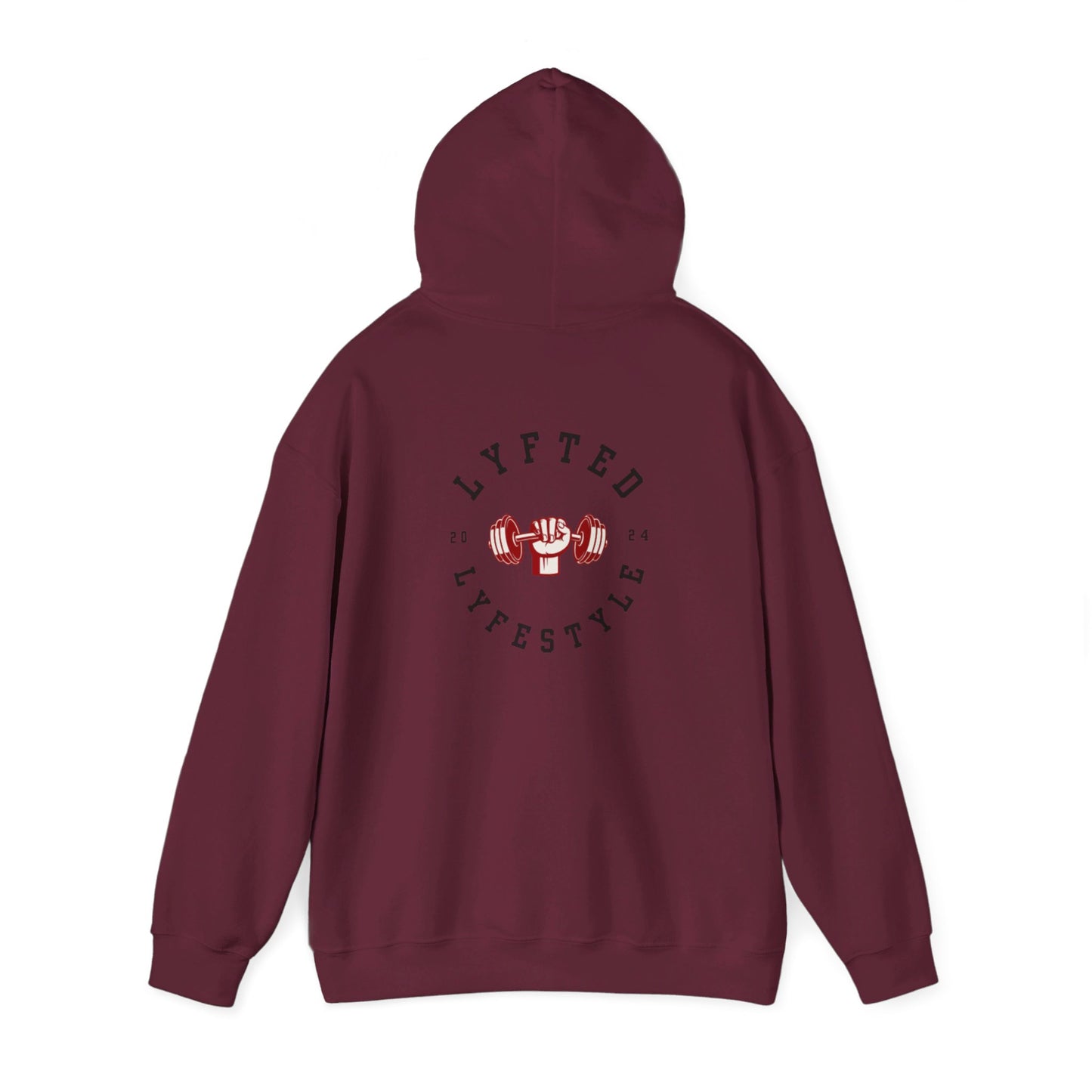 LYFTED LYFESTYLE front and back Unisex Heavy Blend™ Hooded Sweatshirt