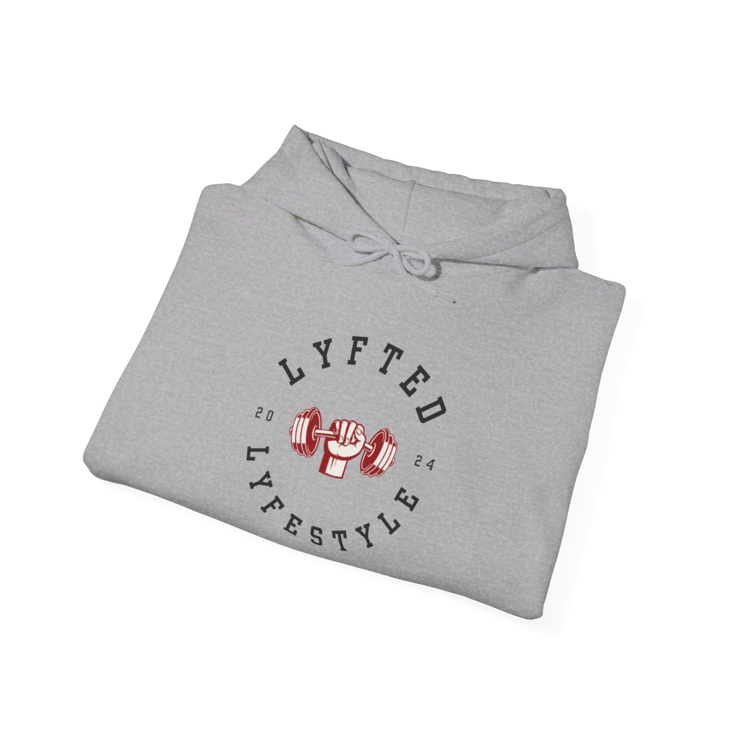 LYFTED LYFESTYLE LOGO BLACK LETTERING Unisex Heavy Blend™ Hooded Sweatshirt