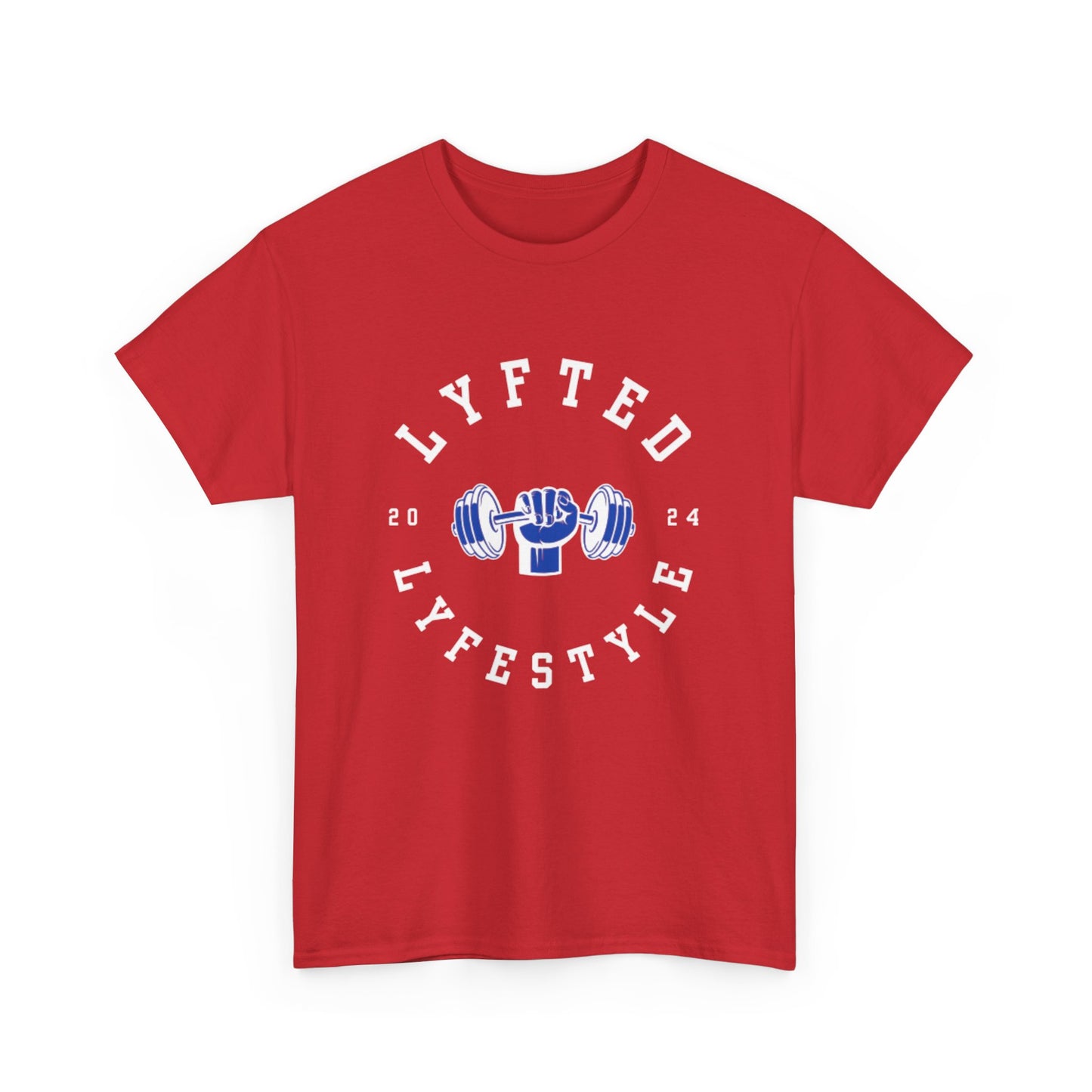 LYFTED LYFESTYLE LOGO BLUE Unisex Heavy Cotton Tee