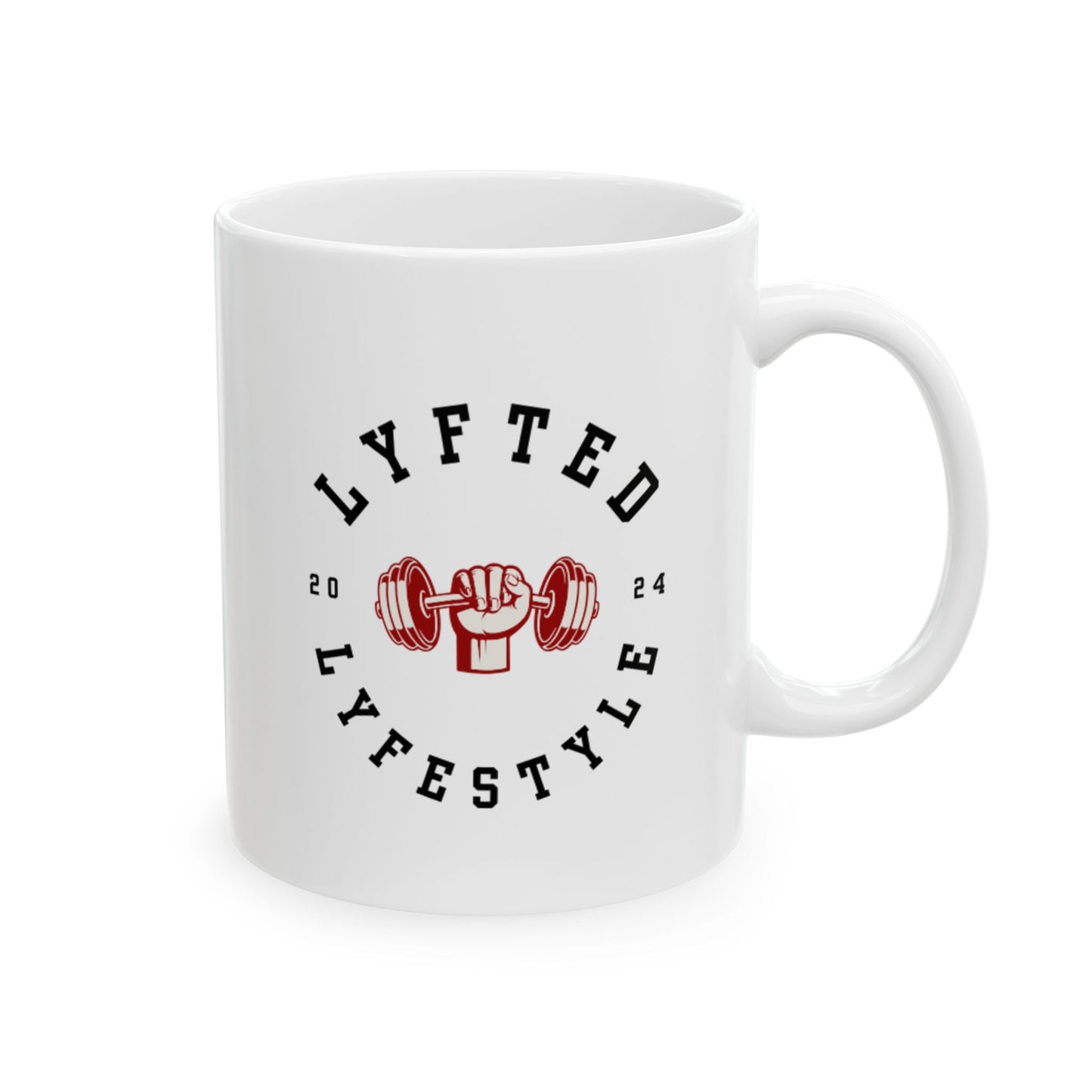 LYFTED LYFESTYLE LOGO Copy of Ceramic Mug, (11oz, 15oz)