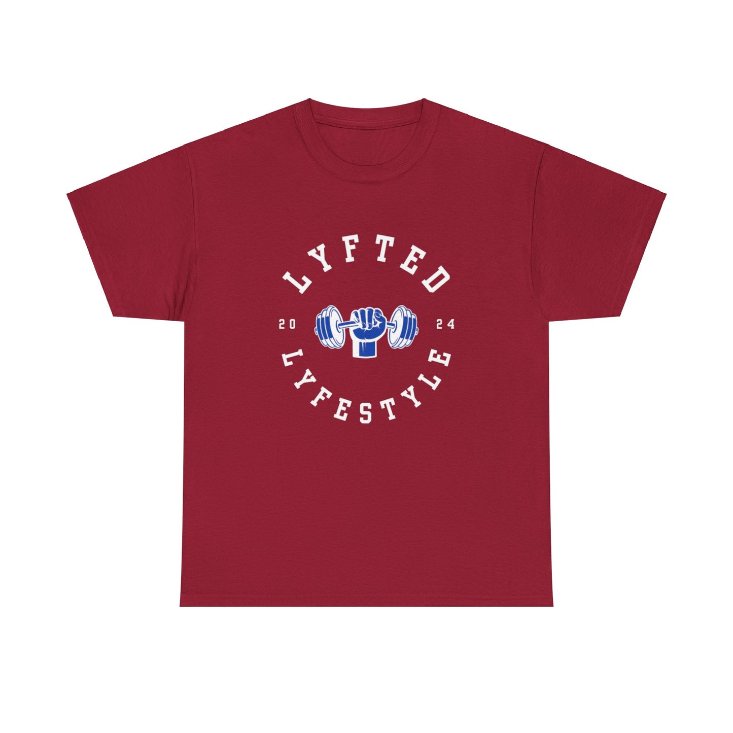 LYFTED LYFESTYLE LOGO BLUE Unisex Heavy Cotton Tee