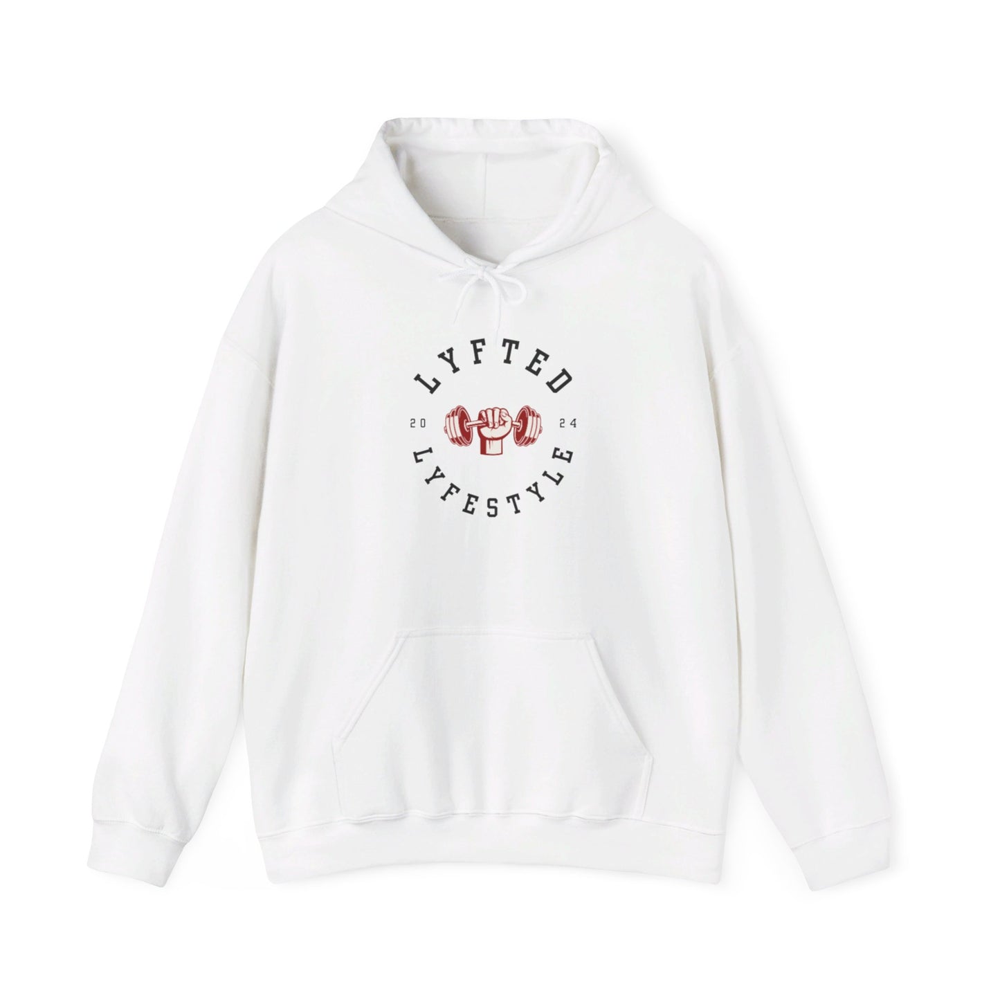 LYFTED LYFESTYLE LOGO BLACK LETTERING Unisex Heavy Blend™ Hooded Sweatshirt