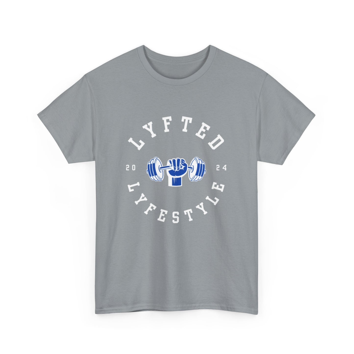 LYFTED LYFESTYLE LOGO BLUE Unisex Heavy Cotton Tee