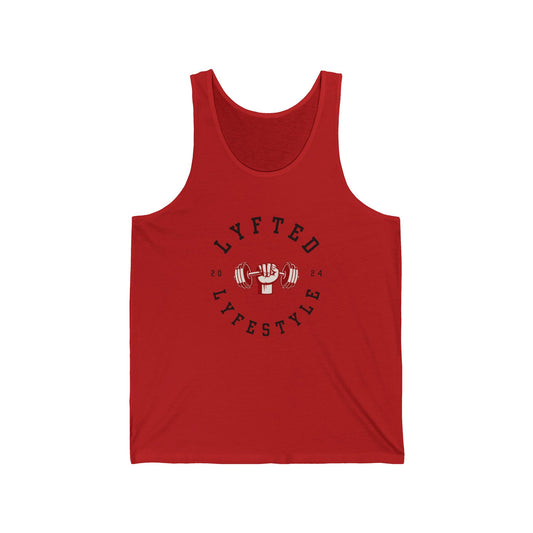 LYFTED LYFESTYLE LOGO Unisex Jersey Tank