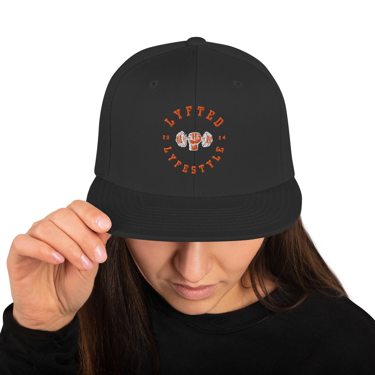 LYFTED LYFESTYLE LOGO ORANGE Snapback Hat