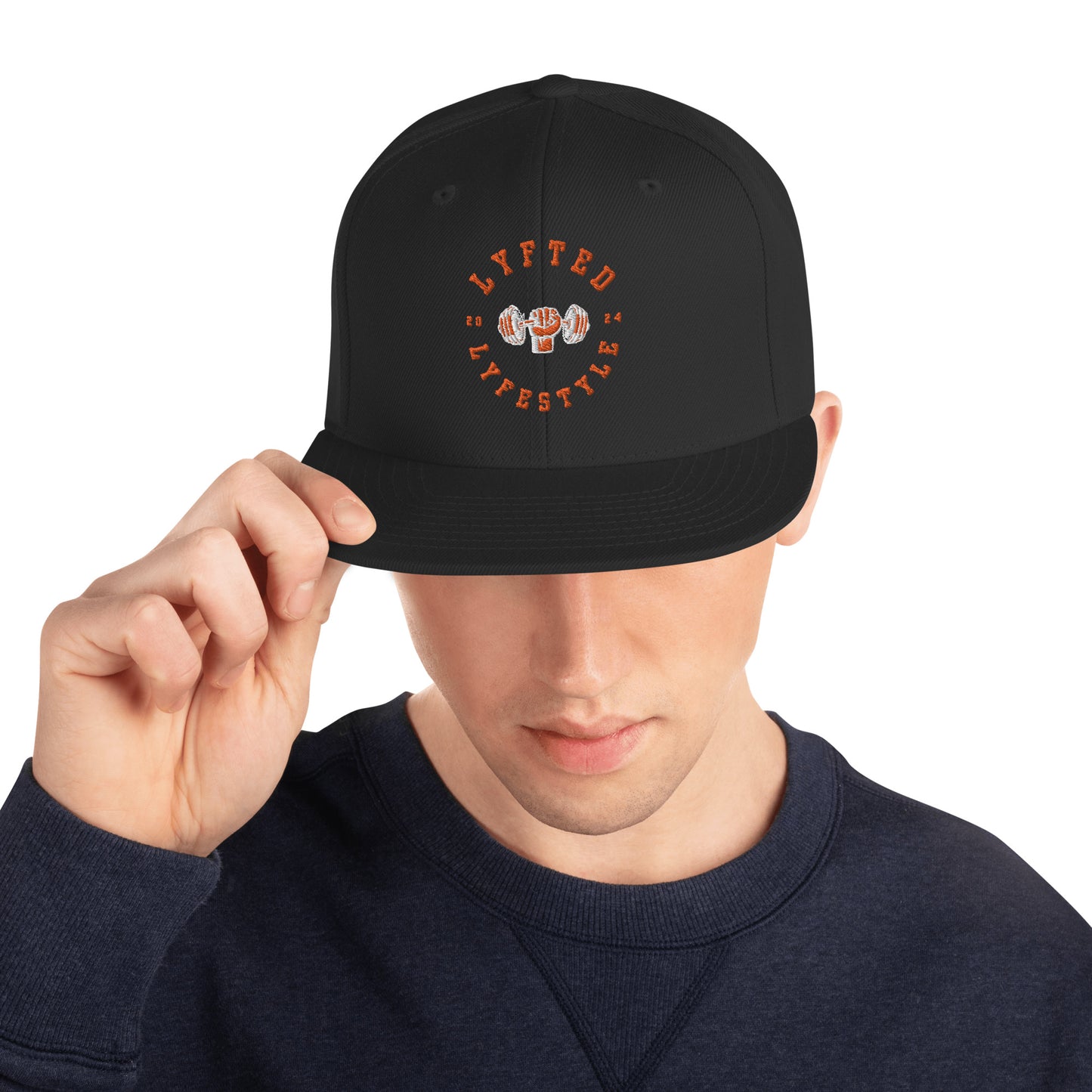 LYFTED LYFESTYLE LOGO ORANGE Snapback Hat