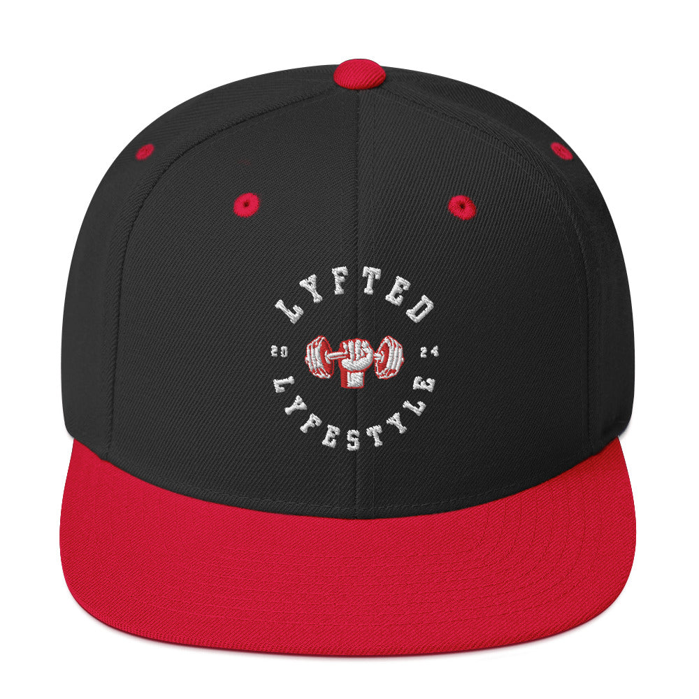 LYFTED LYFESTYLE LOGO RED Snapback Hat