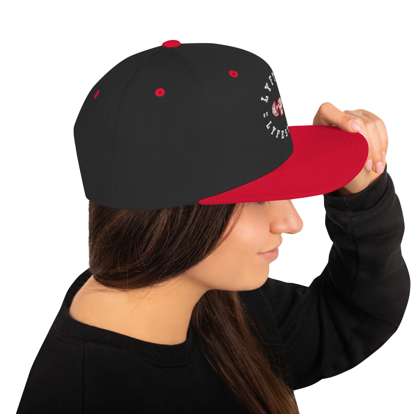 LYFTED LYFESTYLE LOGO RED Snapback Hat