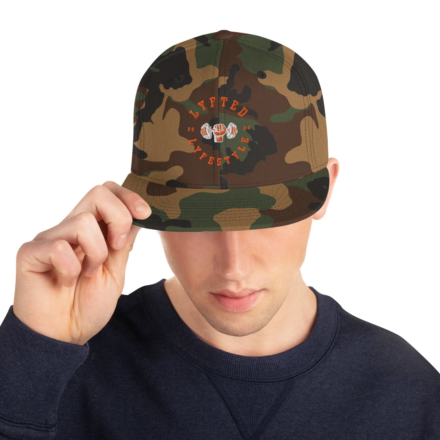 LYFTED LYFESTYLE LOGO ORANGE Snapback Hat