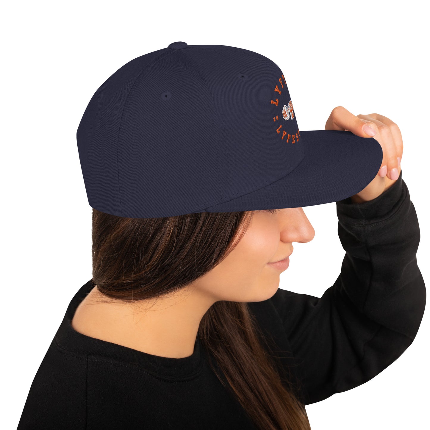 LYFTED LYFESTYLE LOGO ORANGE Snapback Hat